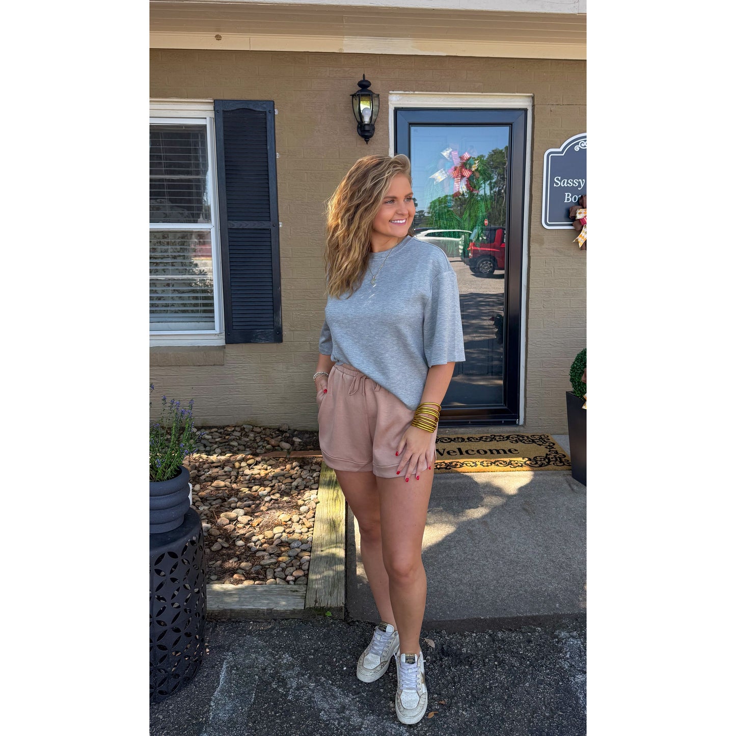 Kim Top, Heather Grey