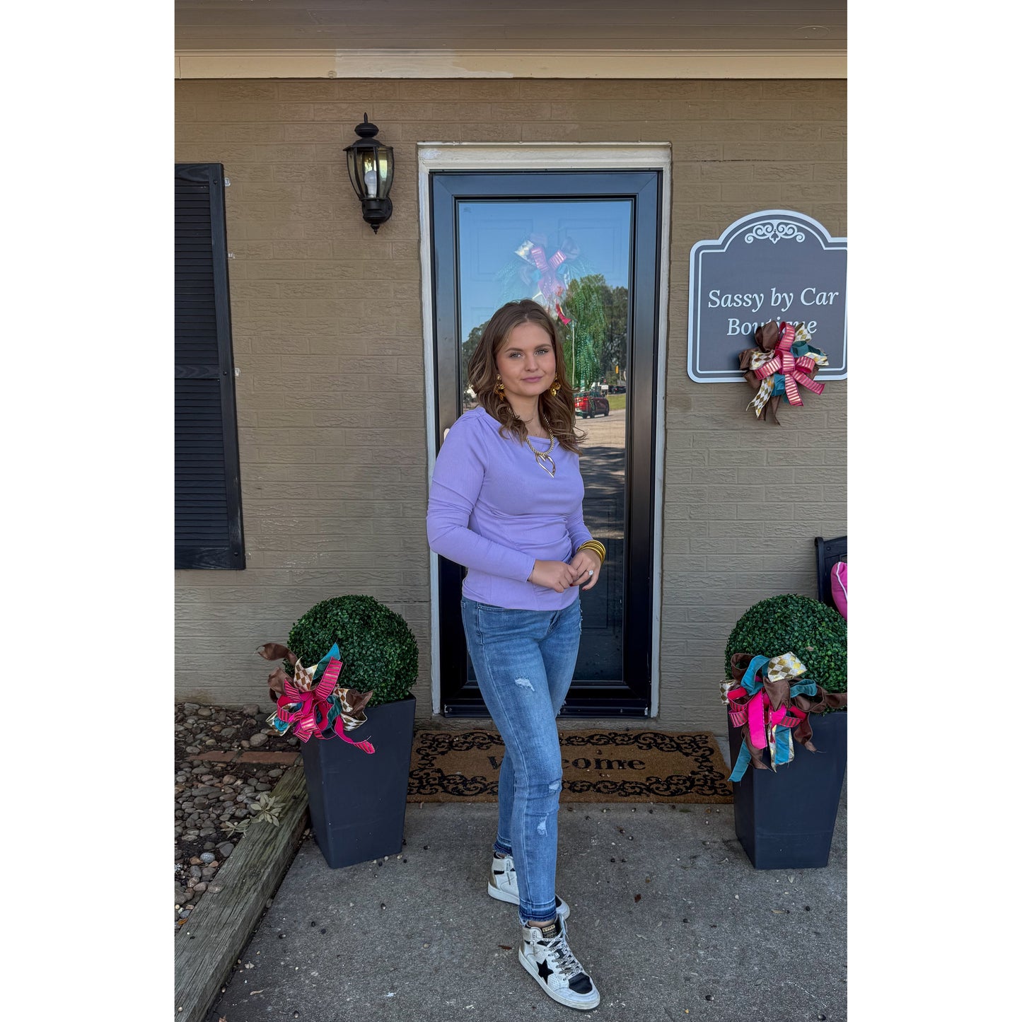 Blaire Top, Lavender
