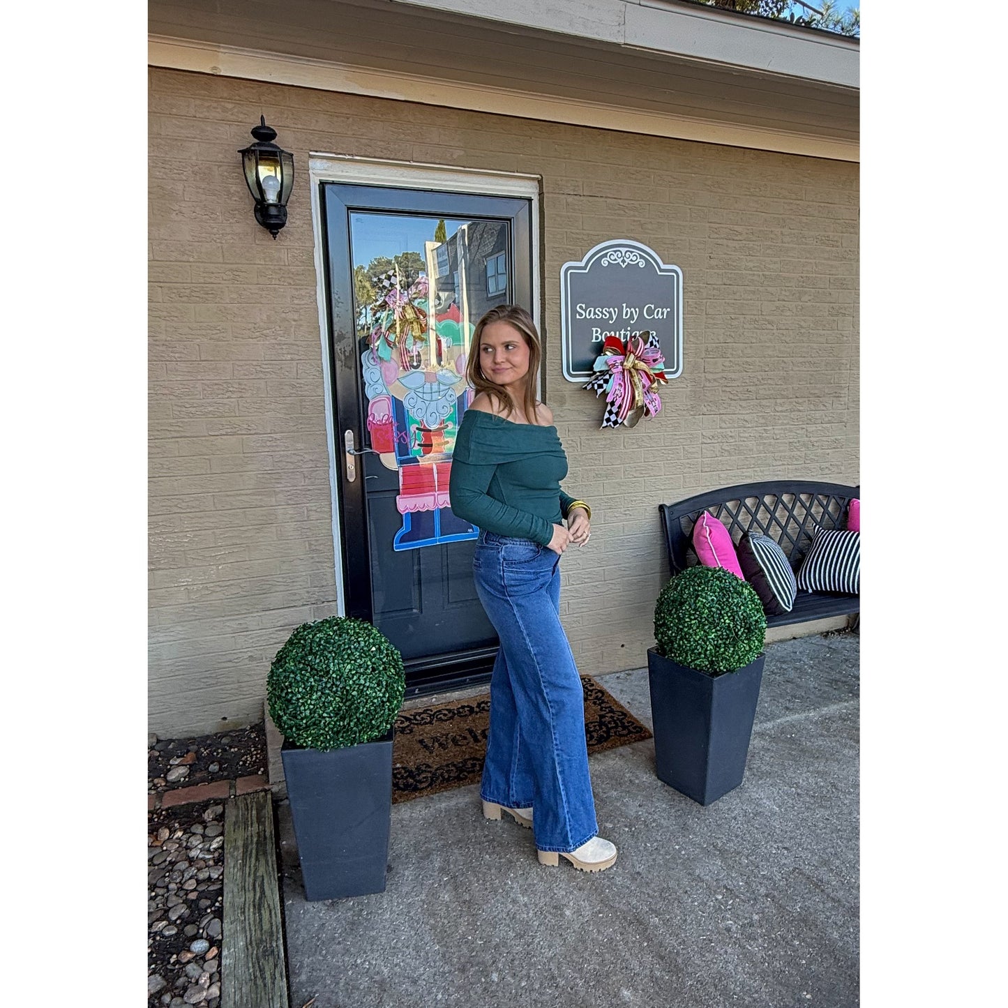 OTS Bodysuit, Hunter Green