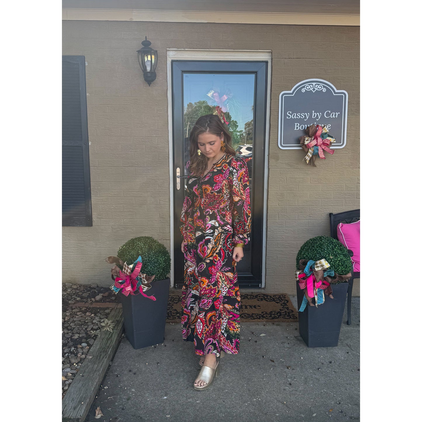 Pattern Maxi Dress