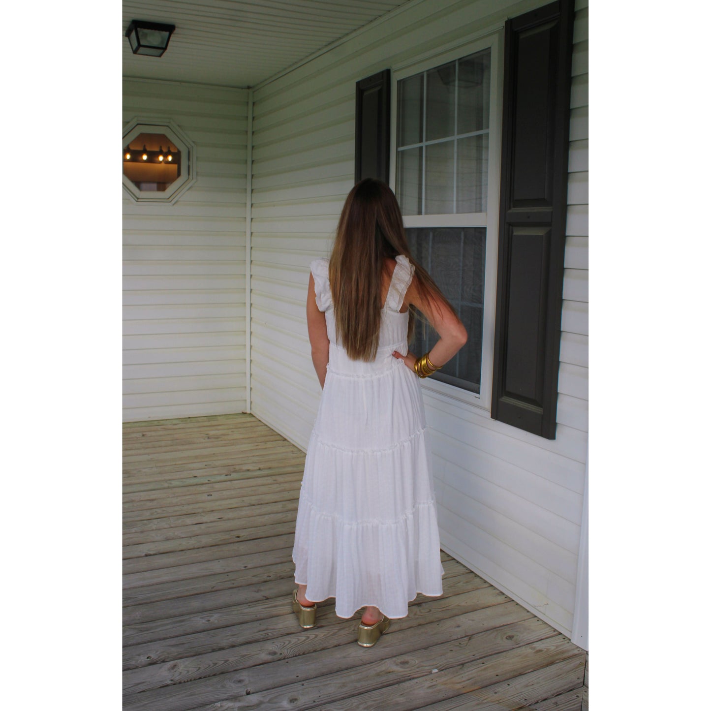 Bride To Be Maxi Dress, White