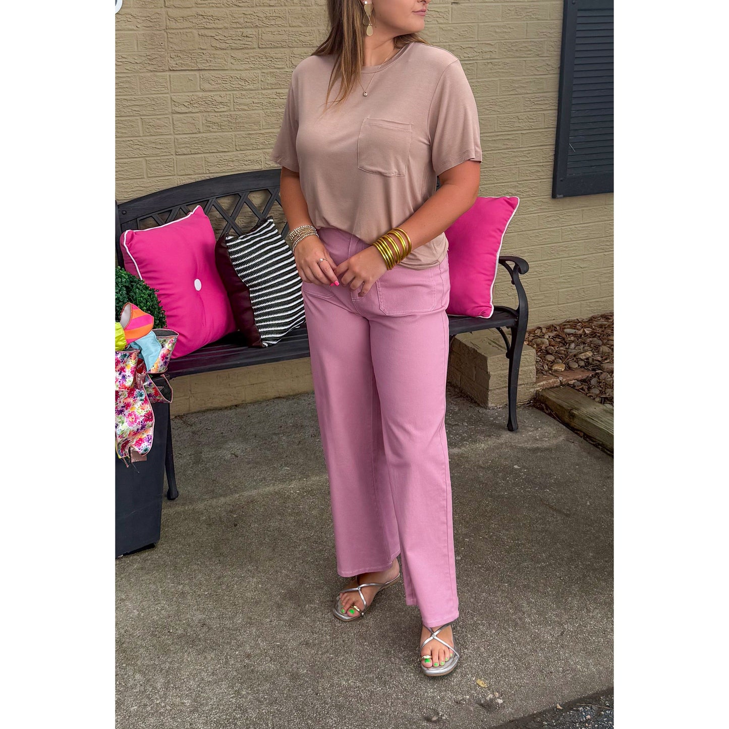 Lizzie Top, Taupe