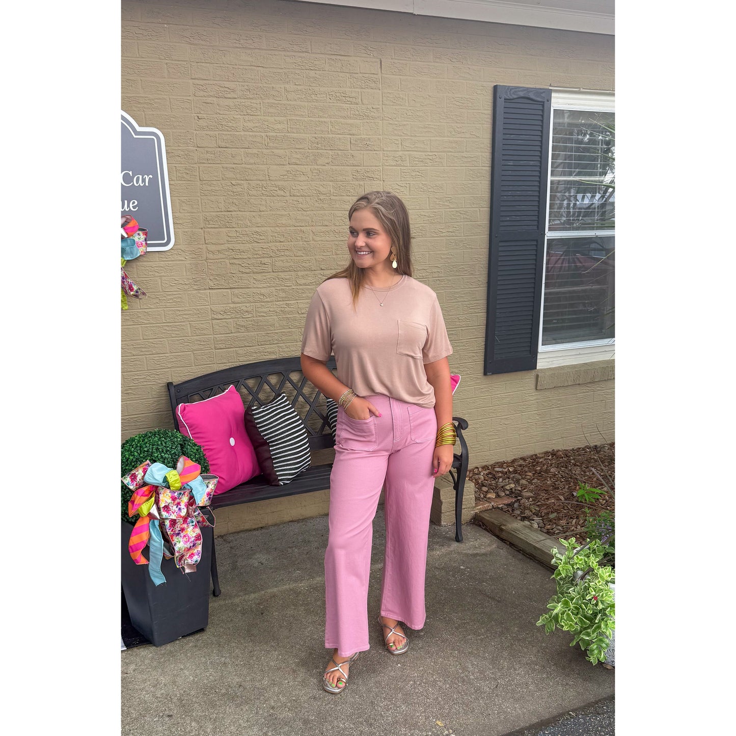 Lizzie Top, Taupe