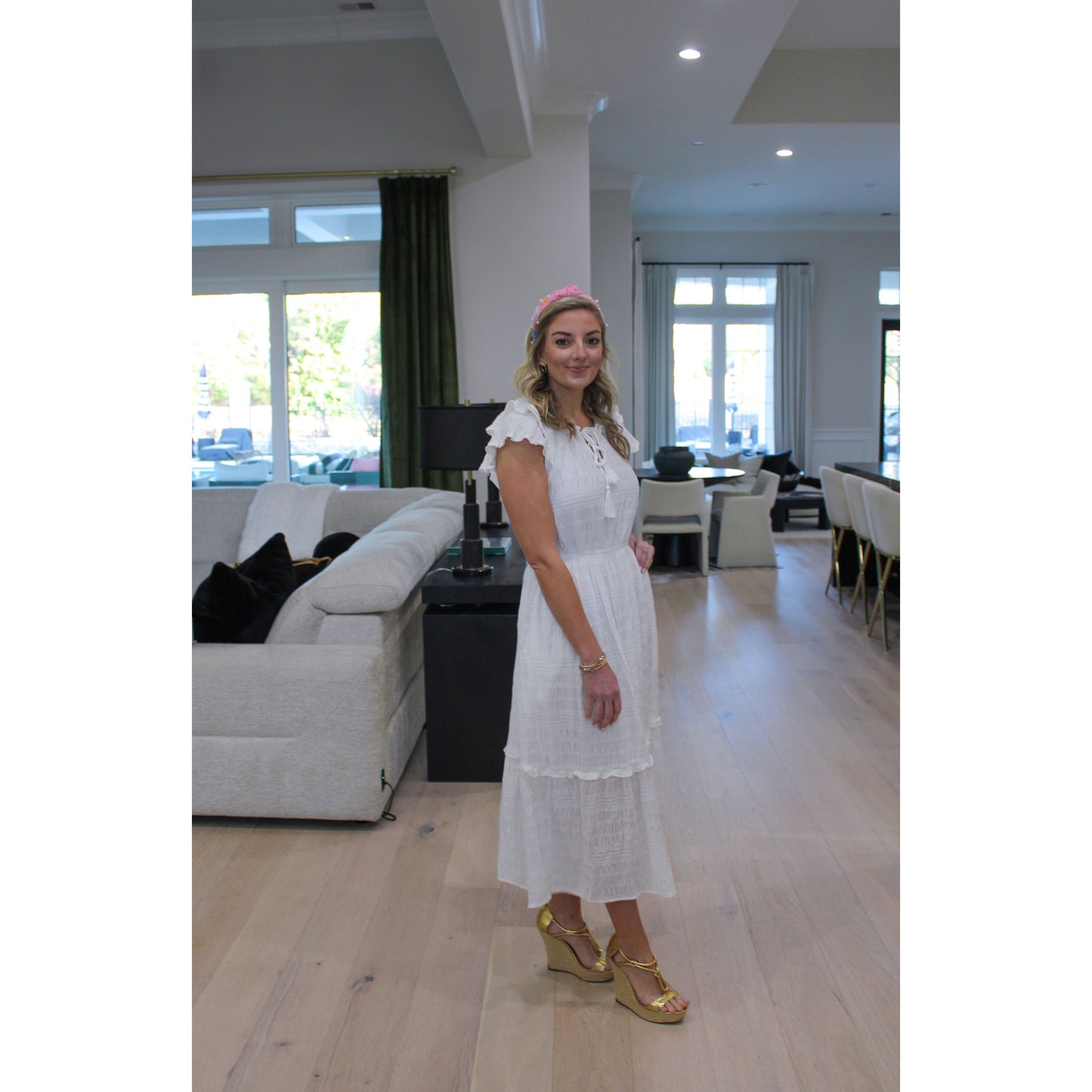 Adalynn Midi Dress, Ivory