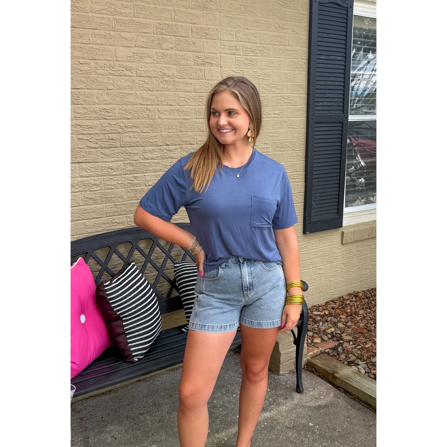 Lizzie Top, Navy
