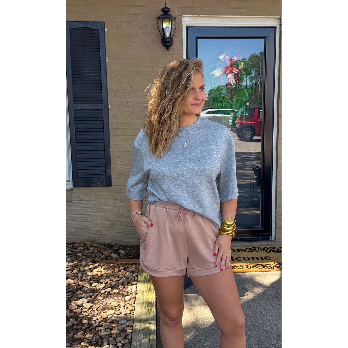 Kim Top, Heather Grey