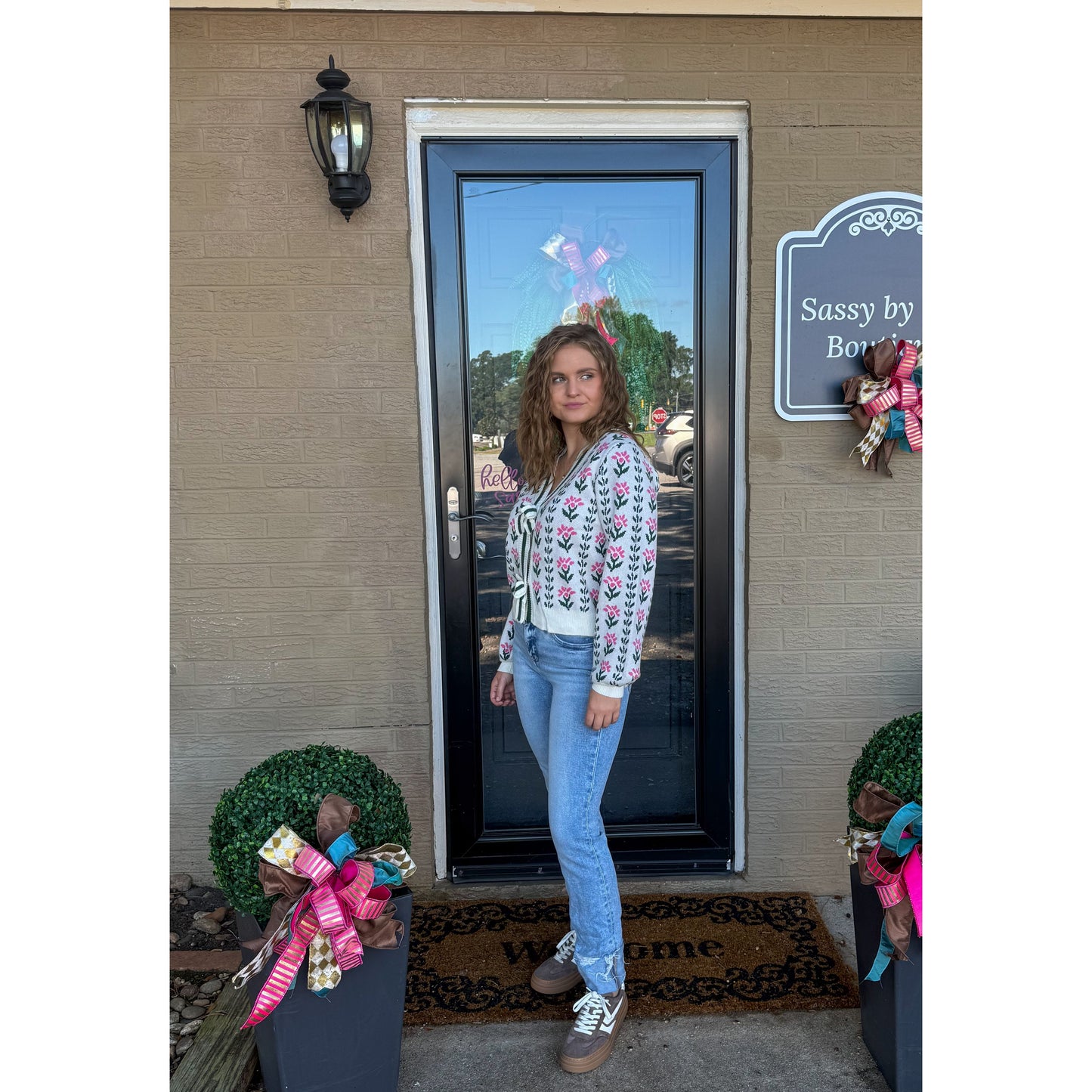 Brielle Pattern Cardigan, Multi-Color
