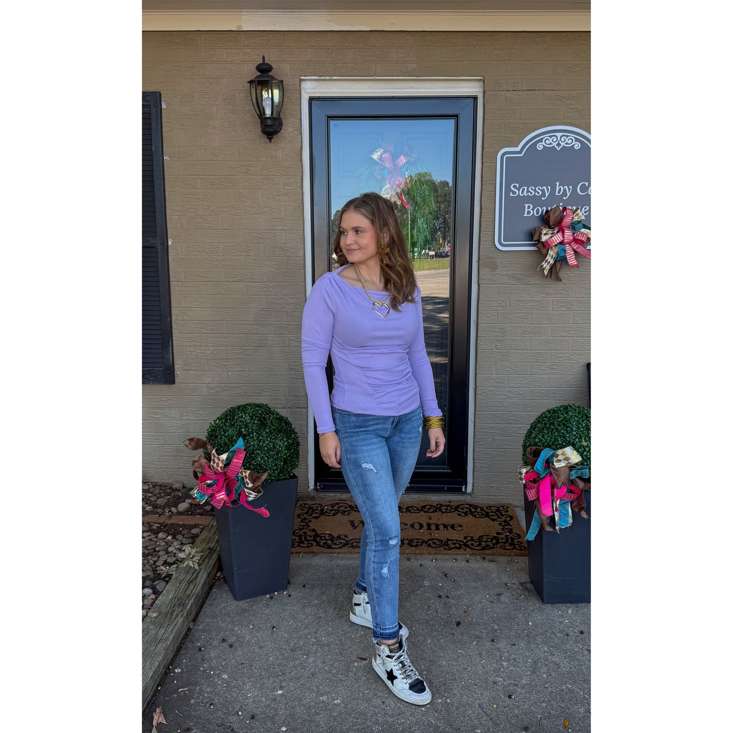 Blaire Top, Lavender