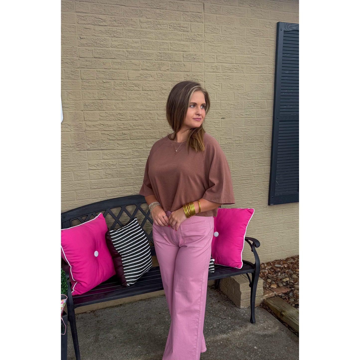 Scarlett Top, Chestnut Brown