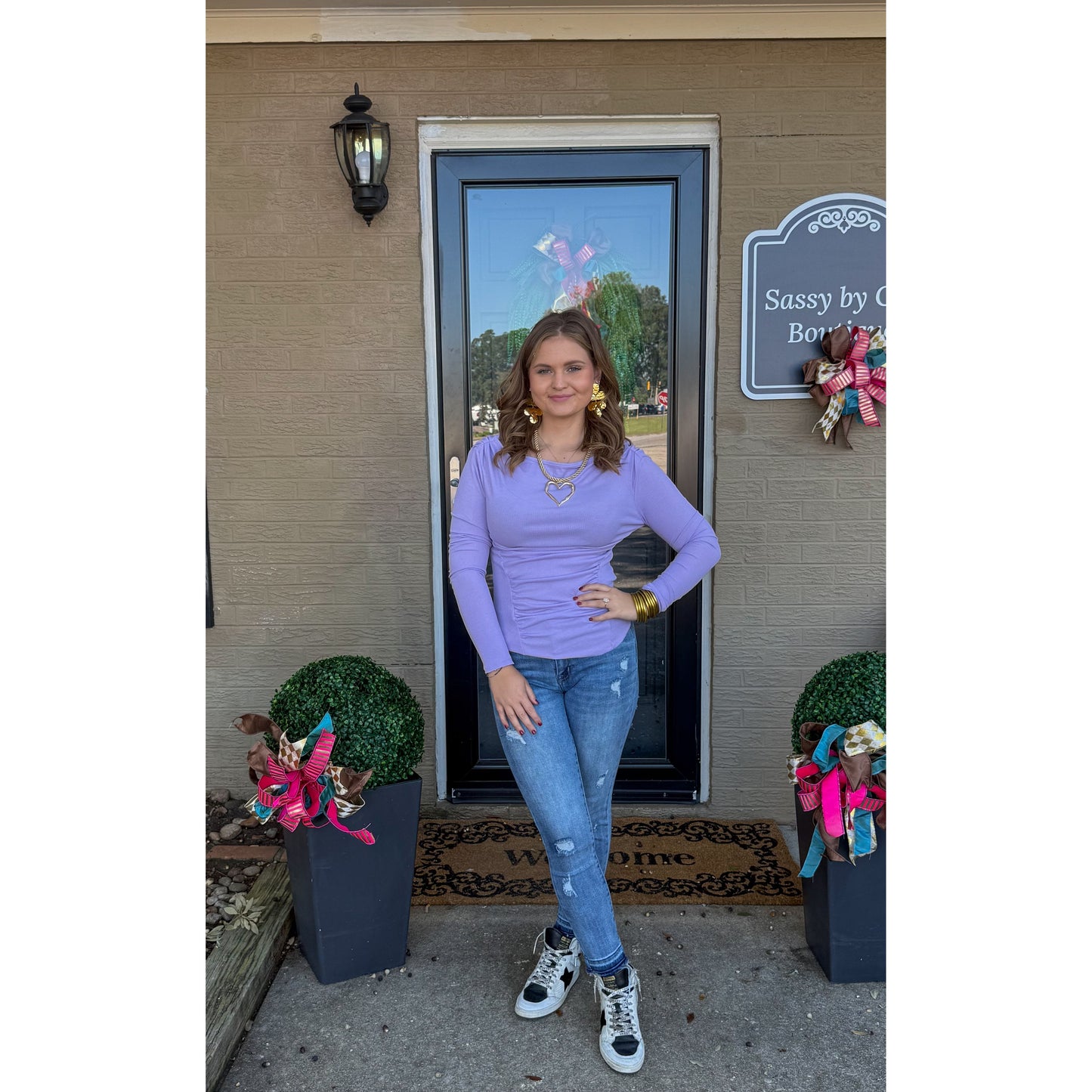 Blaire Top, Lavender