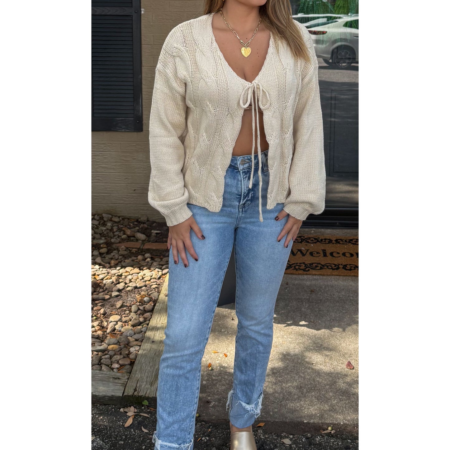 Liz Sweater, Cream