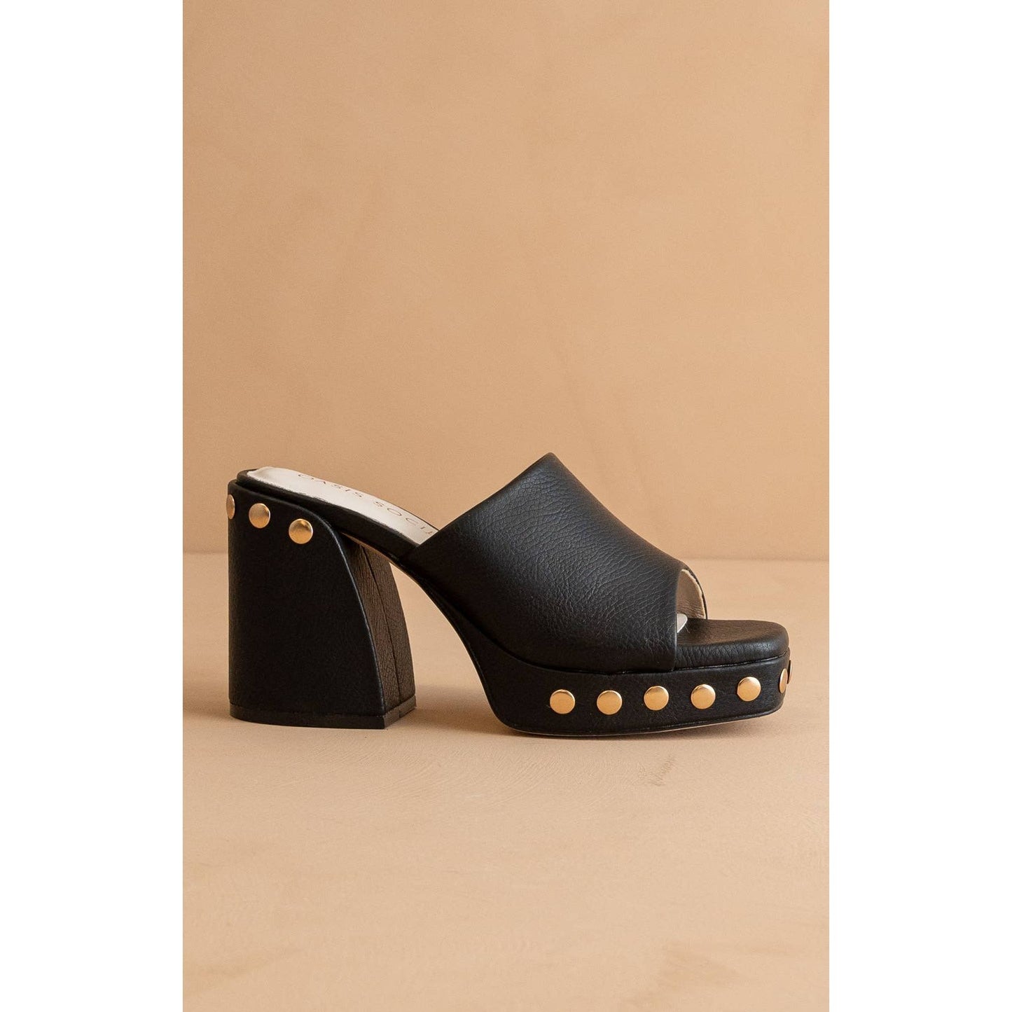 Leona Black Platform Heel