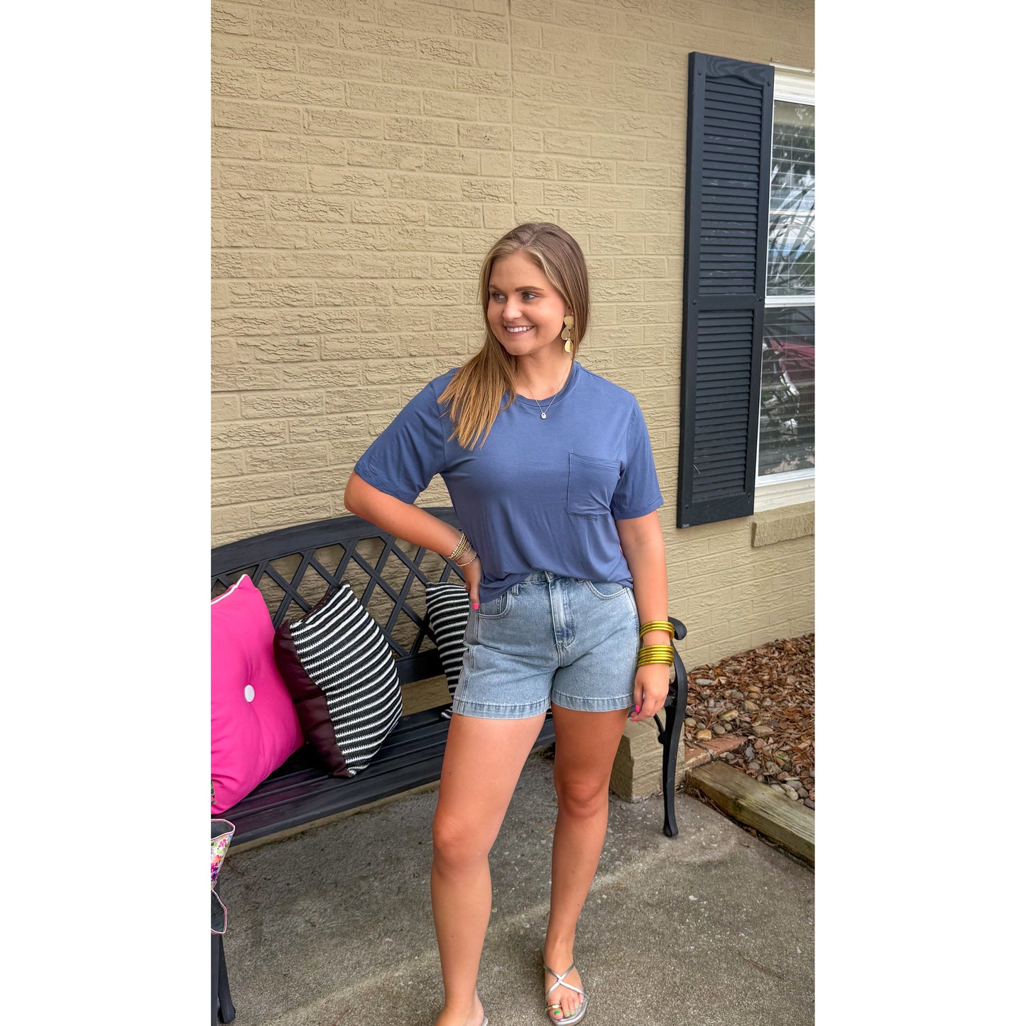 Lizzie Top, Navy