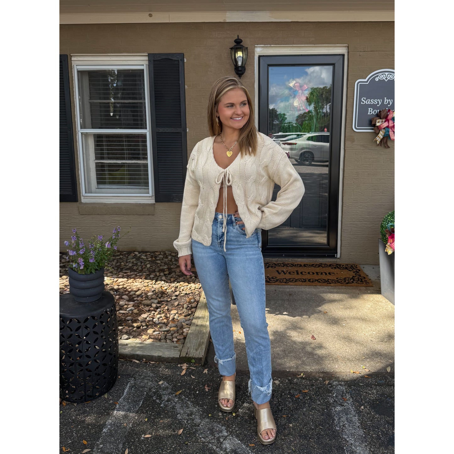 Liz Sweater, Cream