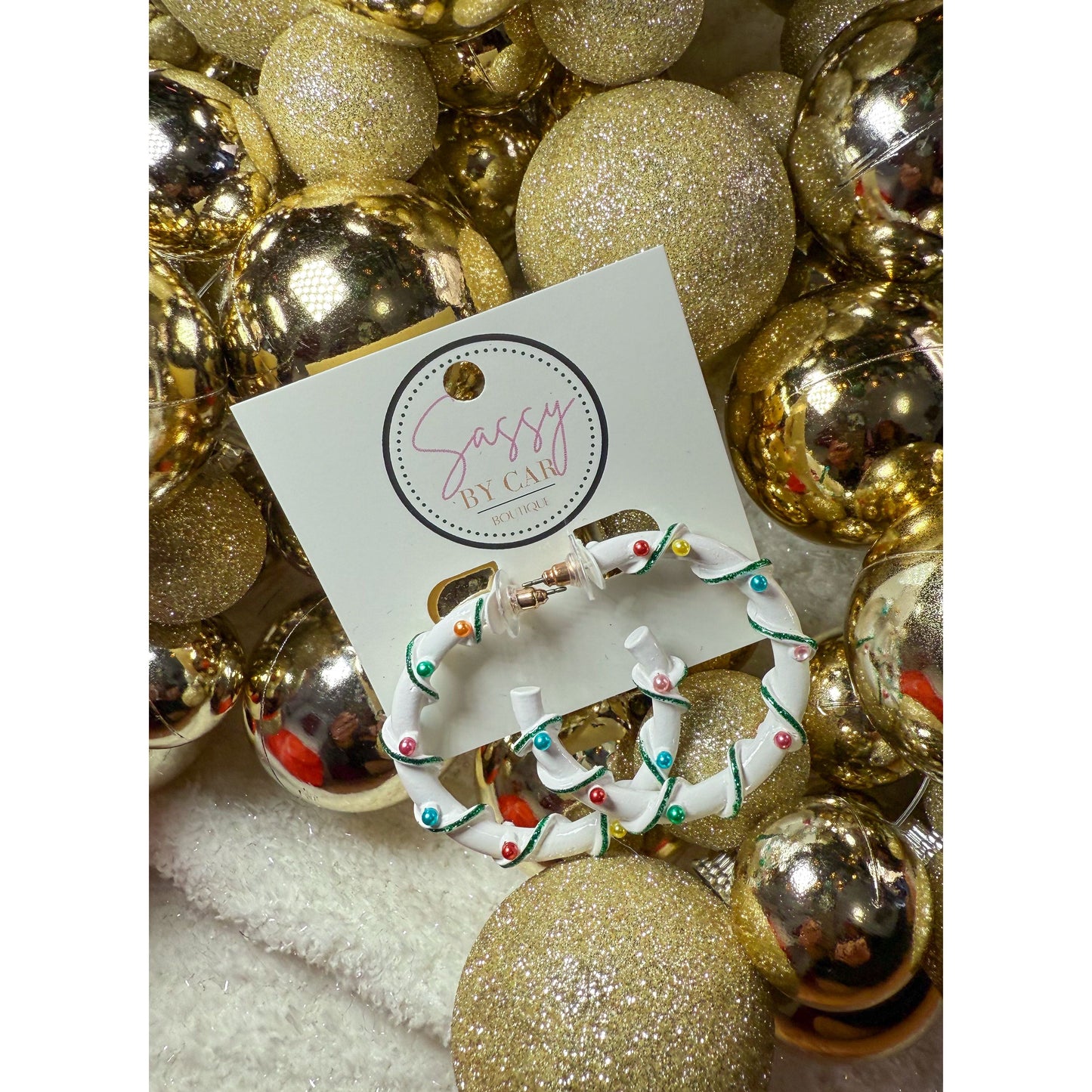 Light Em Up Hoops, White