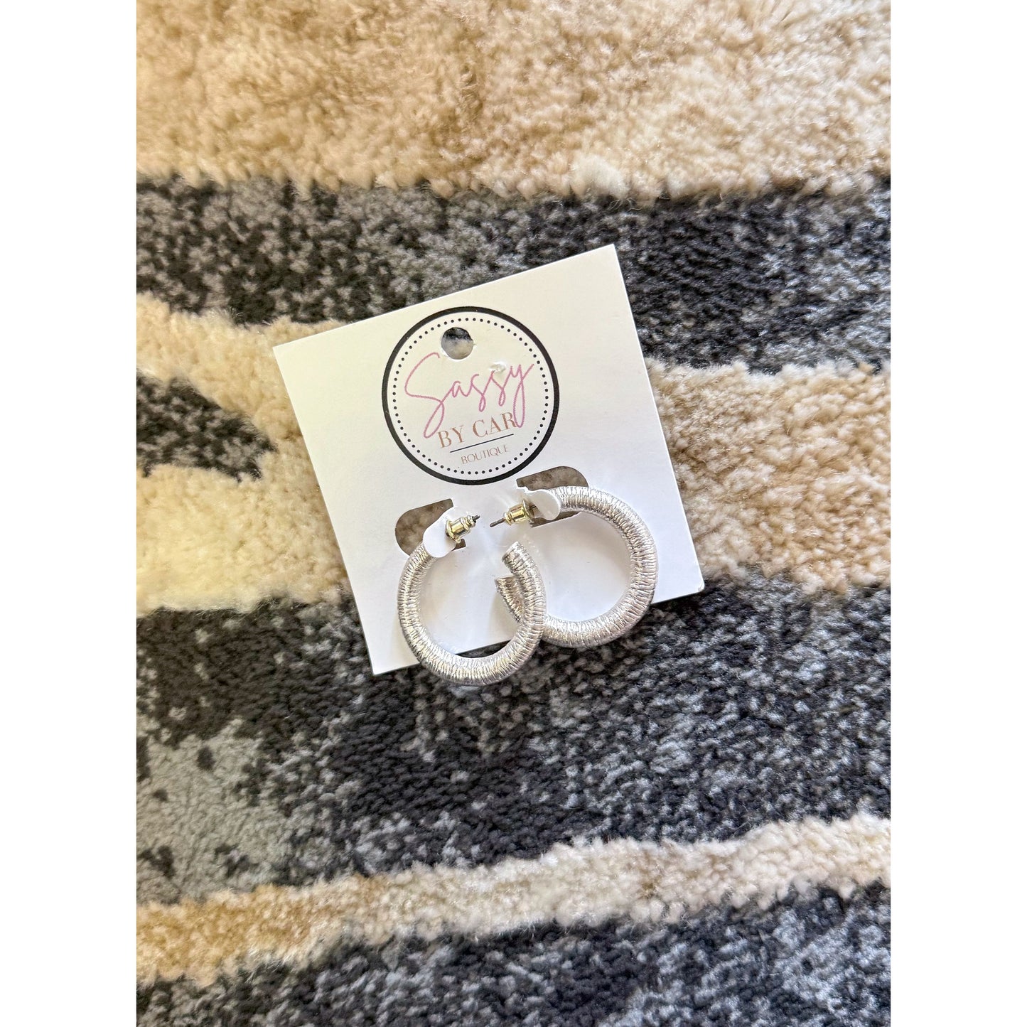 Silver Hoops
