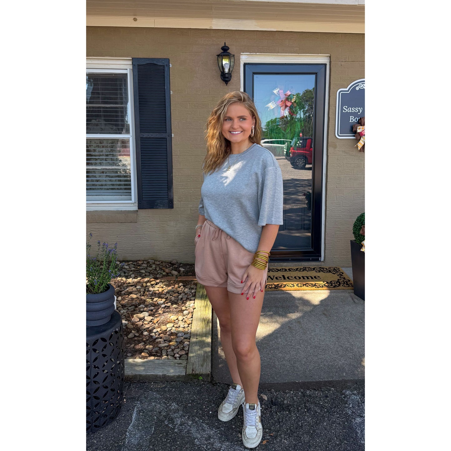 Kim Top, Heather Grey