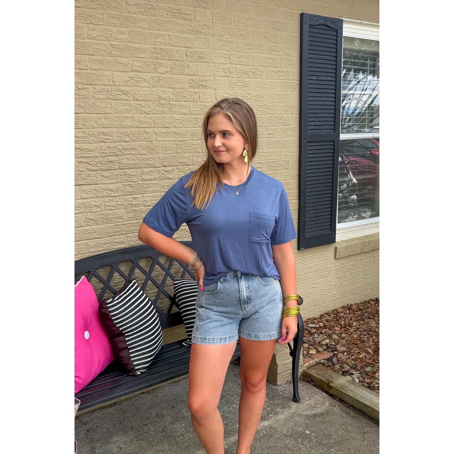 Lizzie Top, Navy