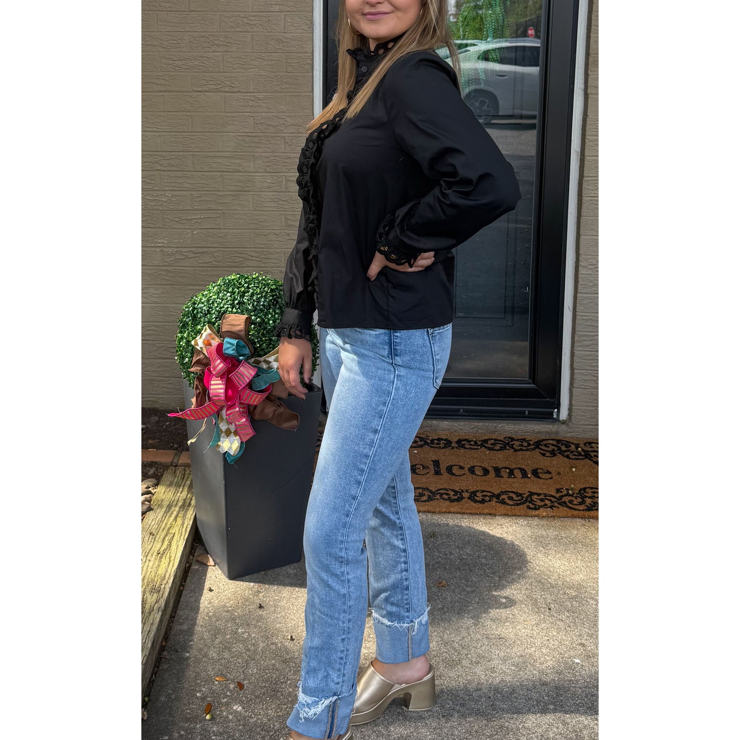 Lena Blouse, Black