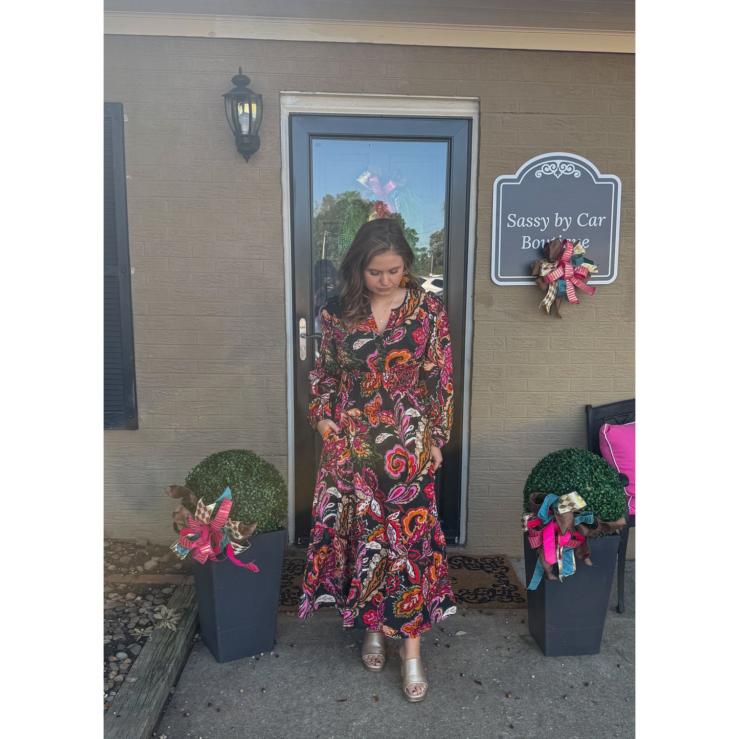 Pattern Maxi Dress