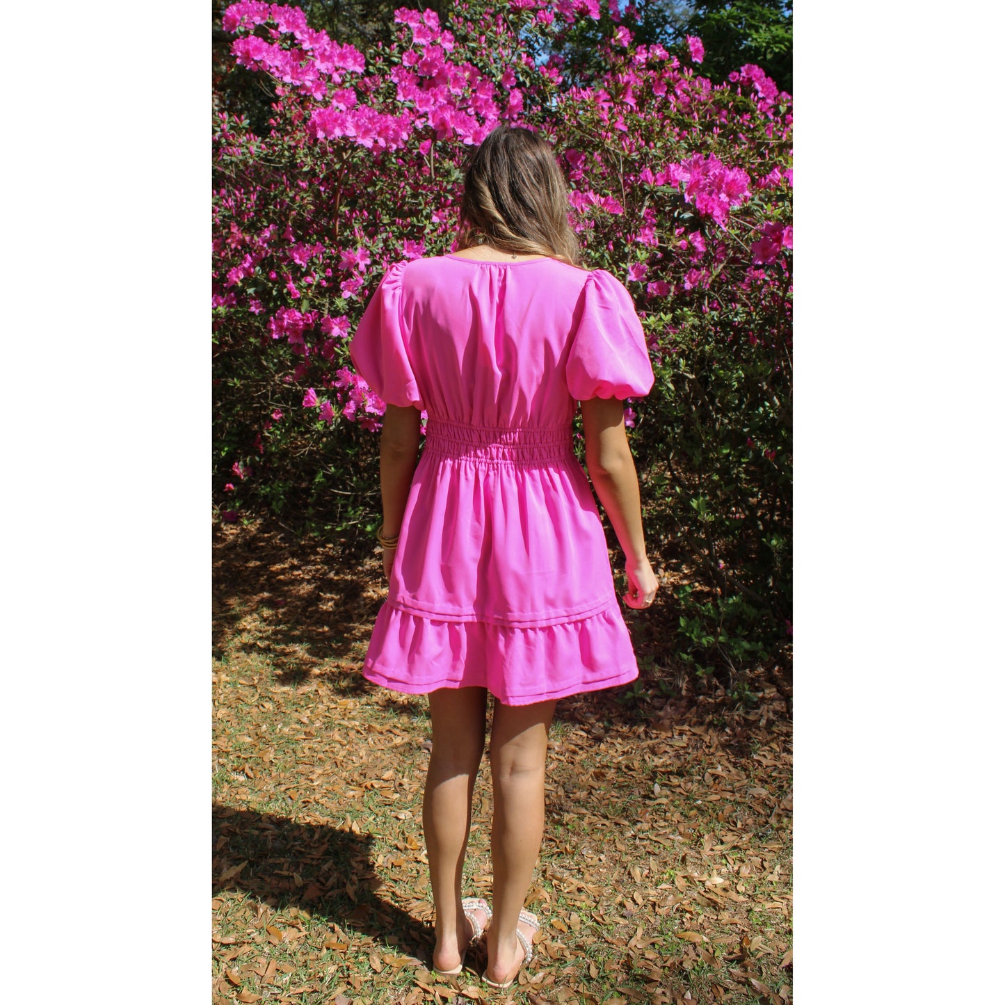 Joelle Mini Dress, Hot Pink