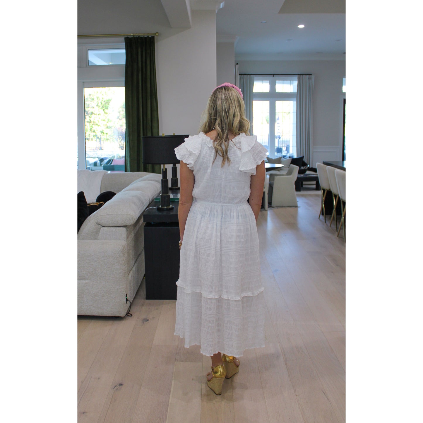 Adalynn Midi Dress, Ivory