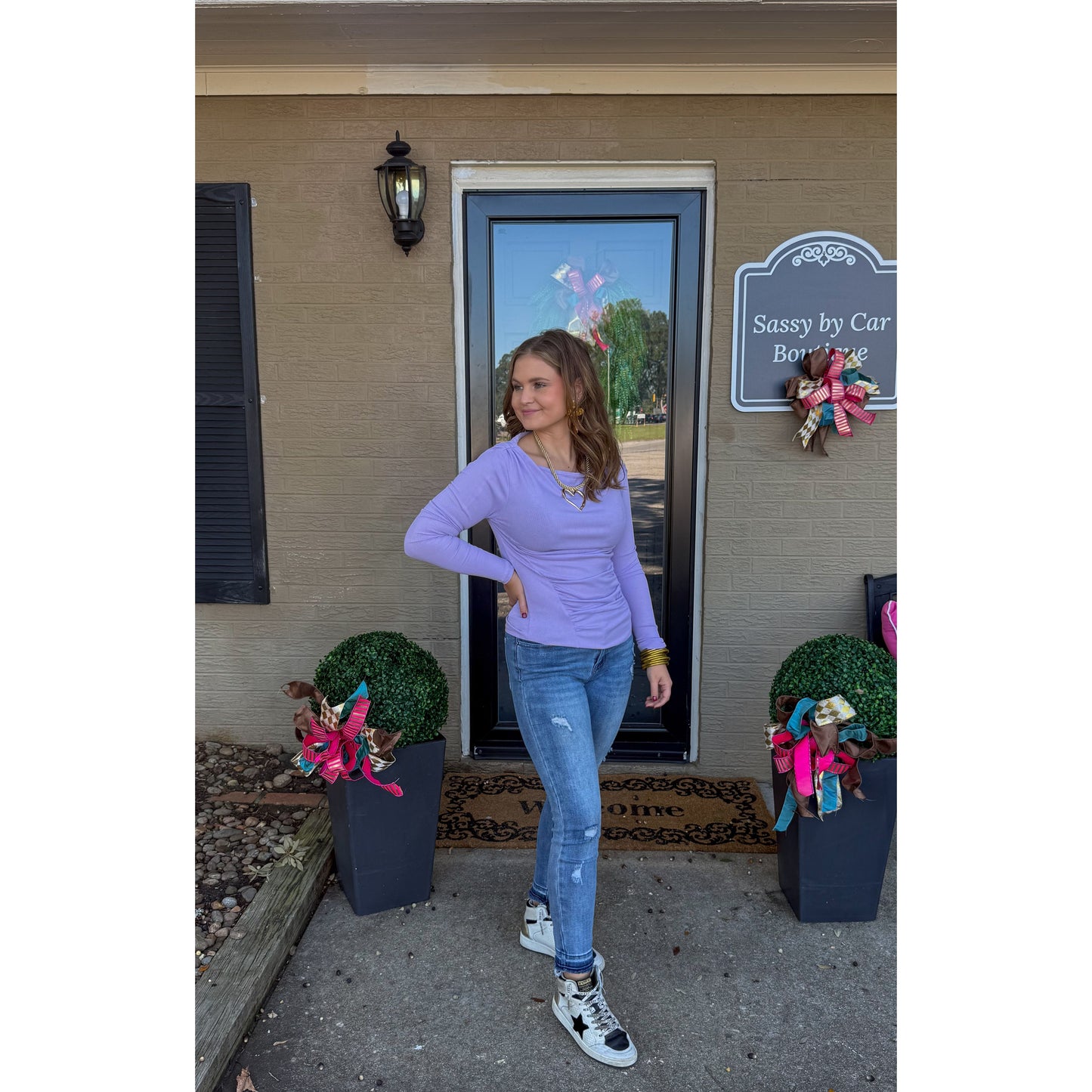 Blaire Top, Lavender