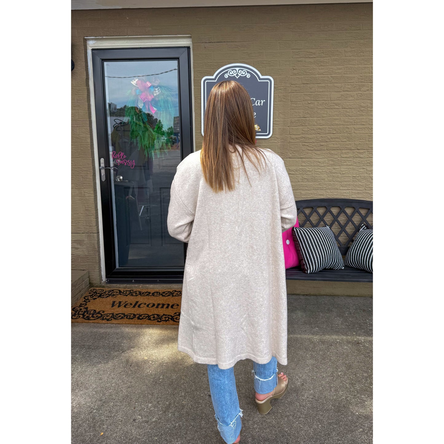 Phoebe Cardigan, Oatmeal