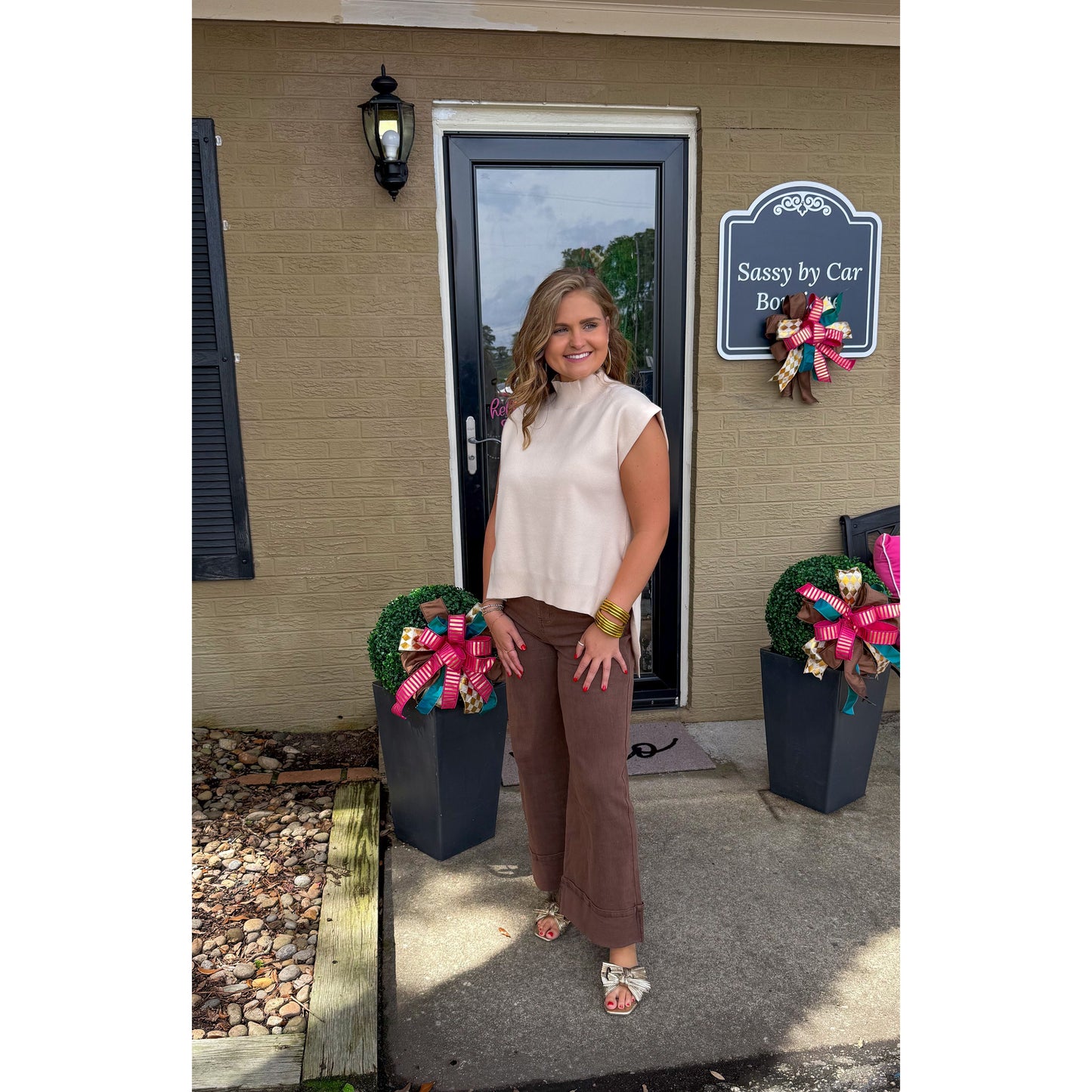 Brylee Top, Oatmeal
