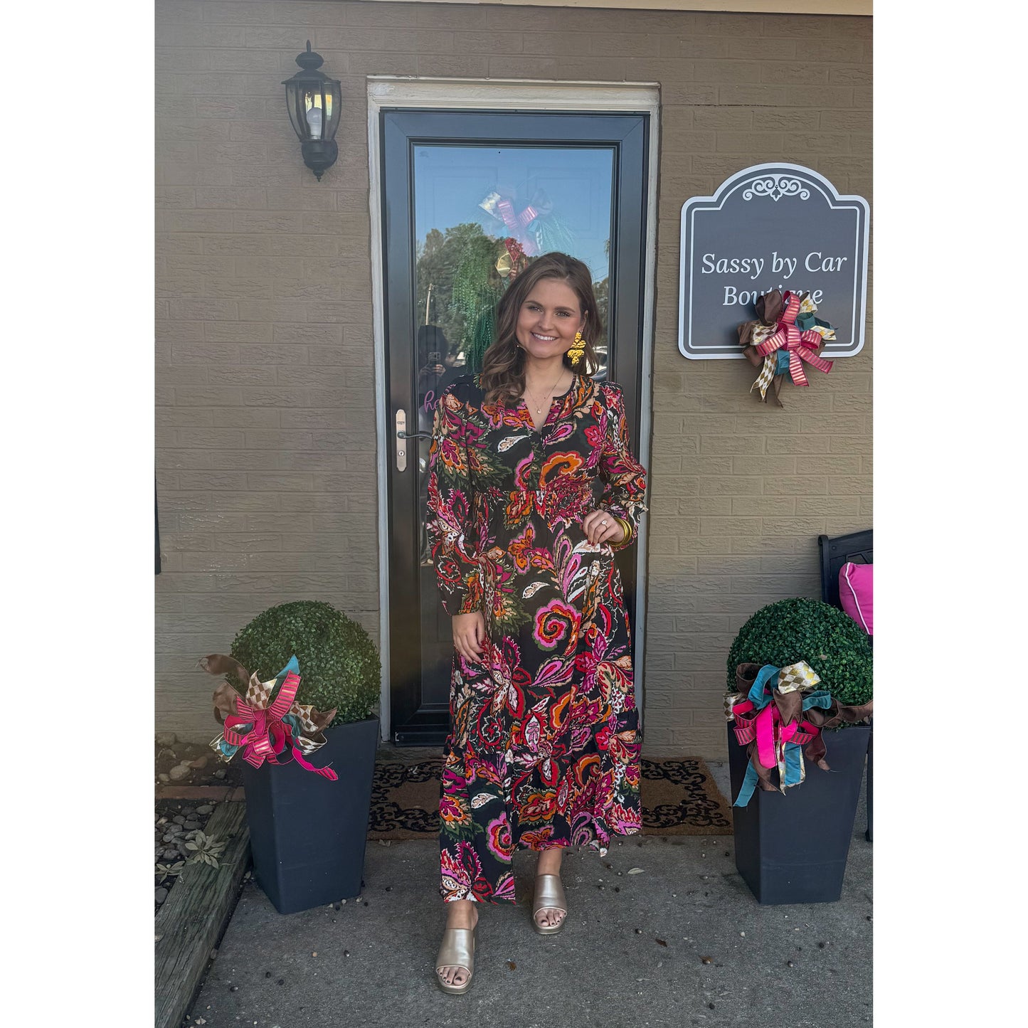 Pattern Maxi Dress