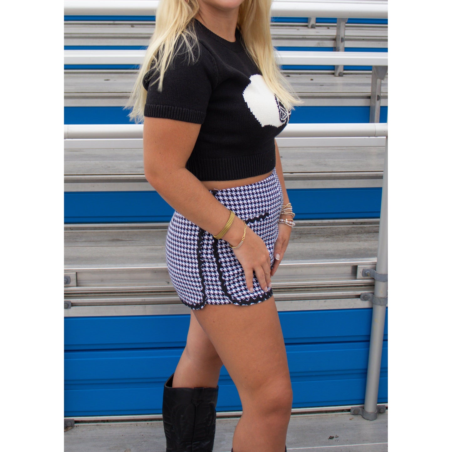 Football Helmet Top, White/Black