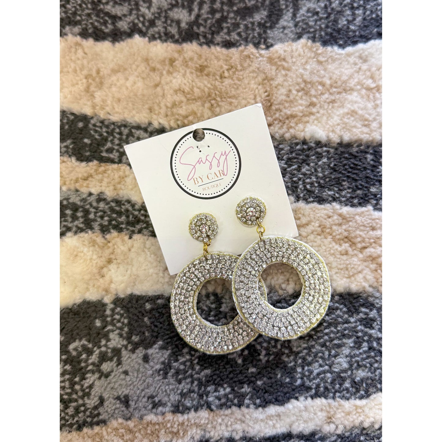 Jeweled Detail Earrings