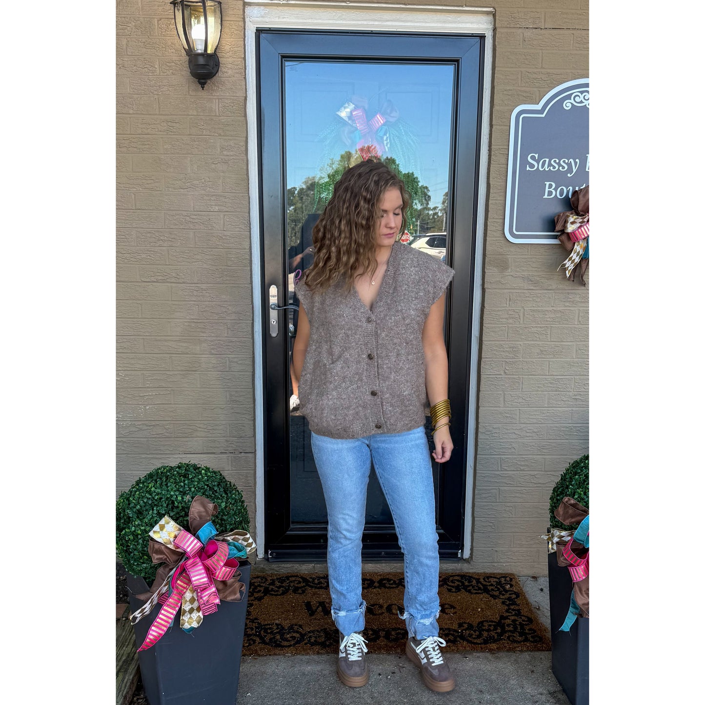 Mocha Sweater Vest