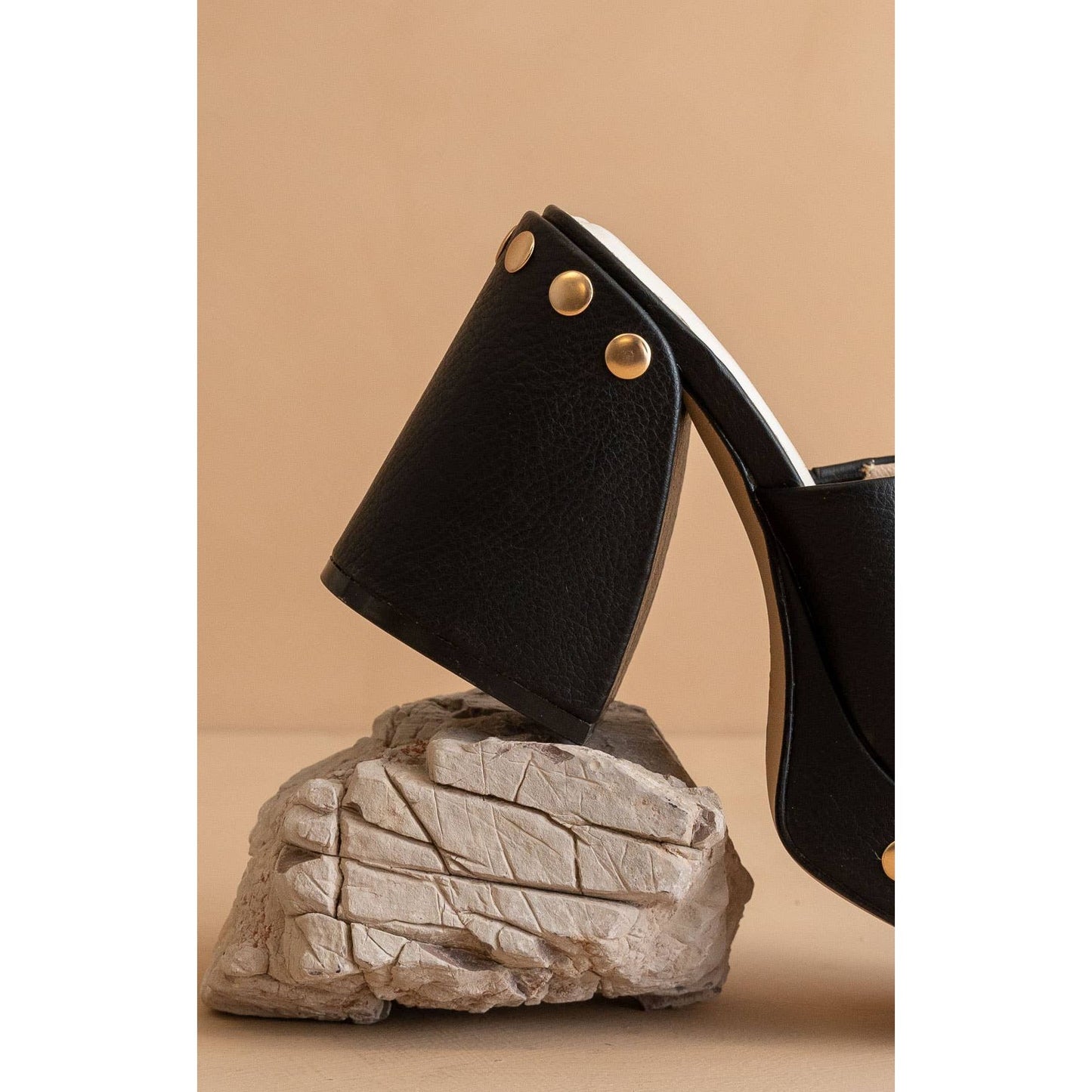 Leona Black Platform Heel