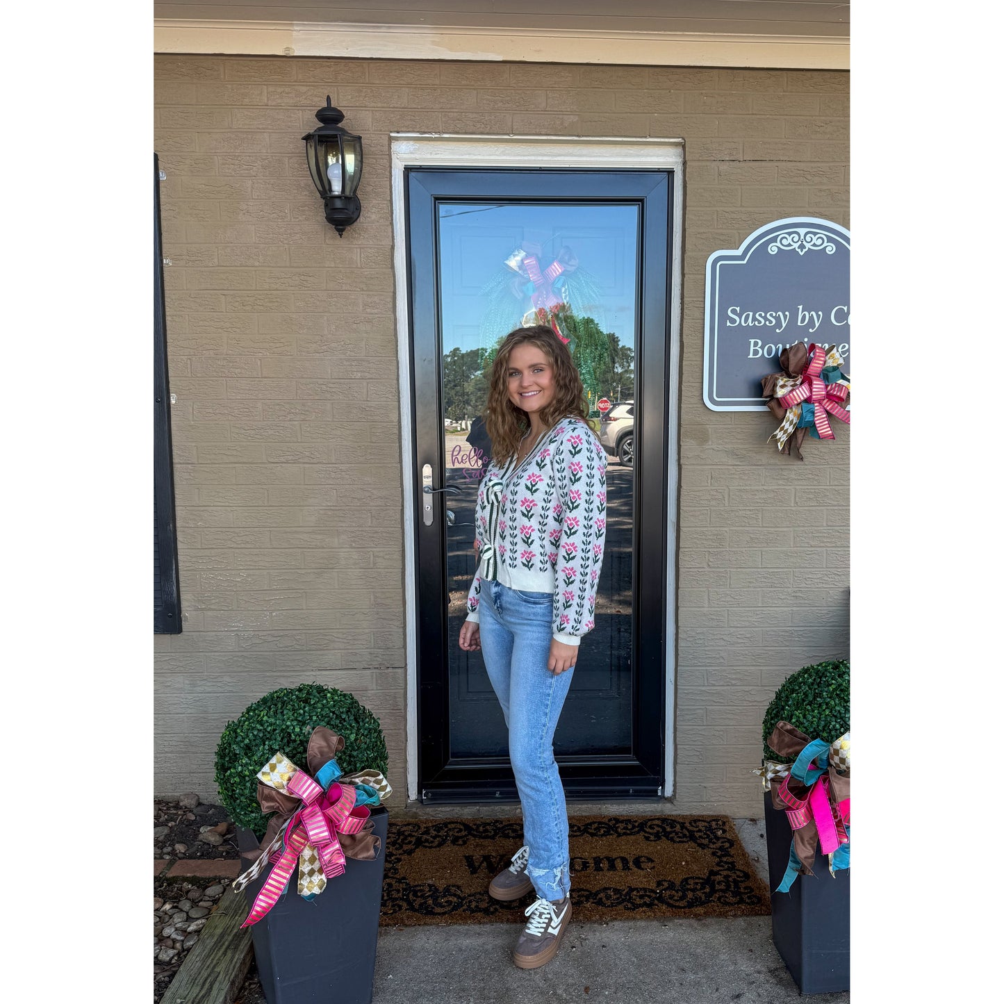 Brielle Pattern Cardigan, Multi-Color