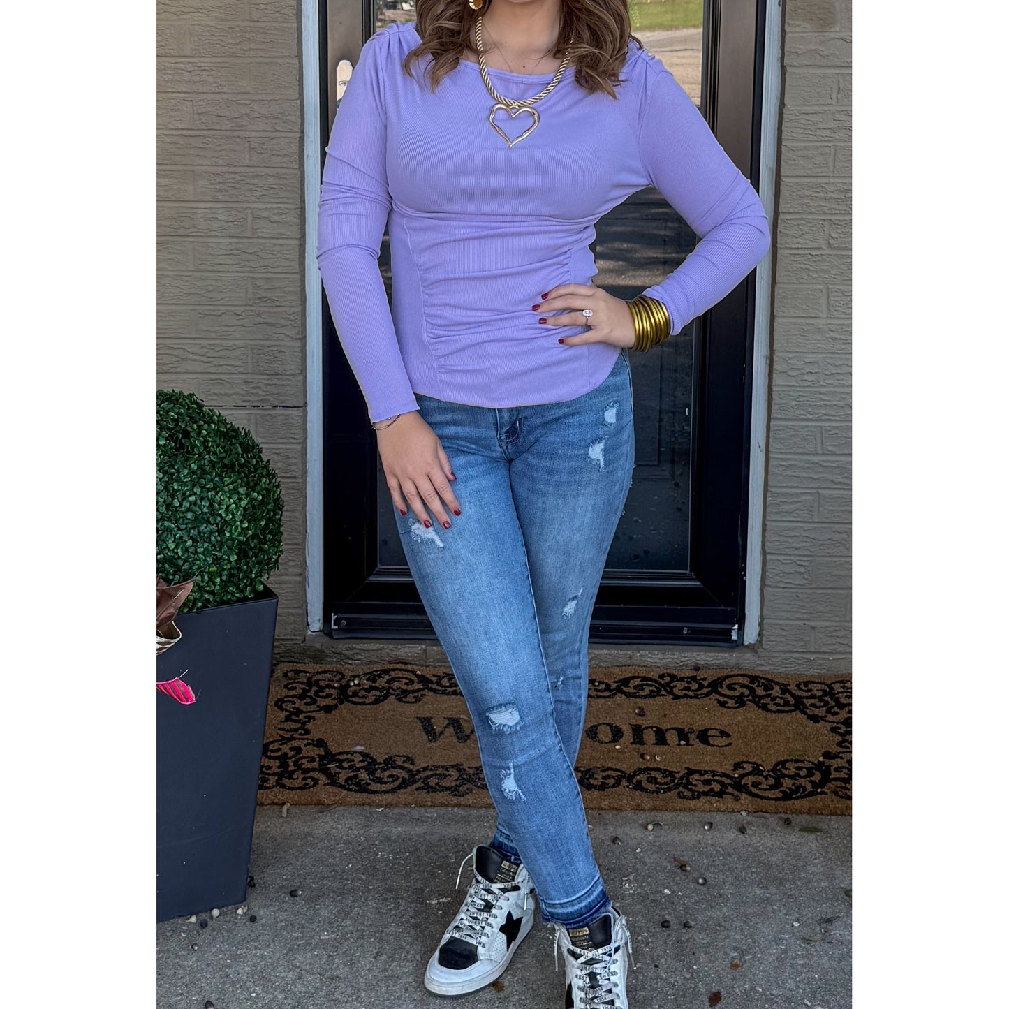 Blaire Top, Lavender
