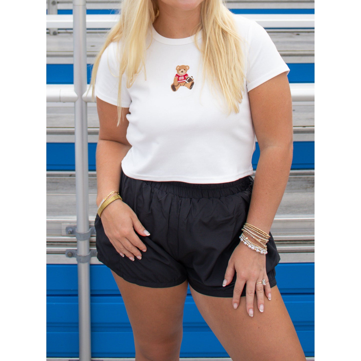 Reese Athletic Shorts, Black