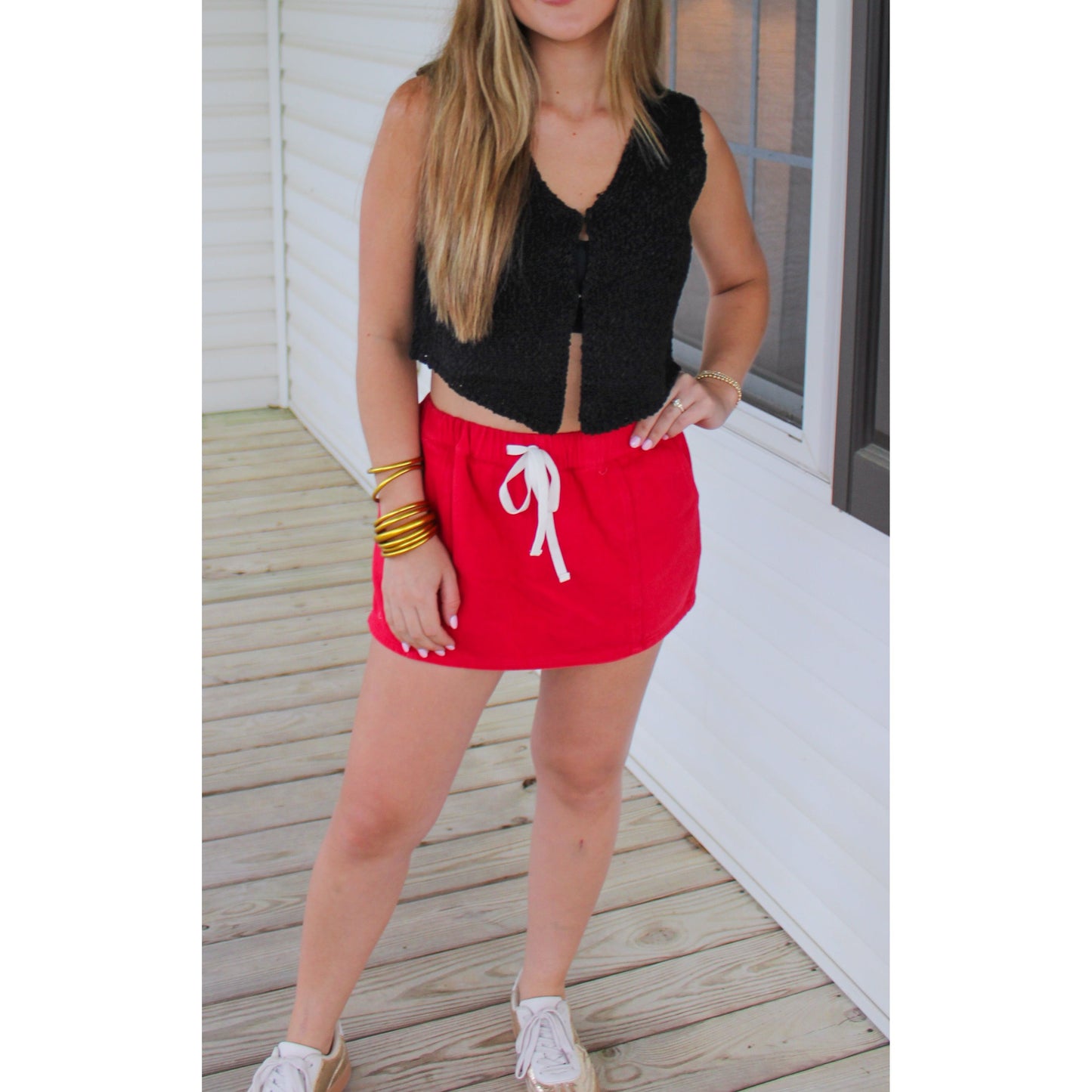 Lauren Knit Top, Black