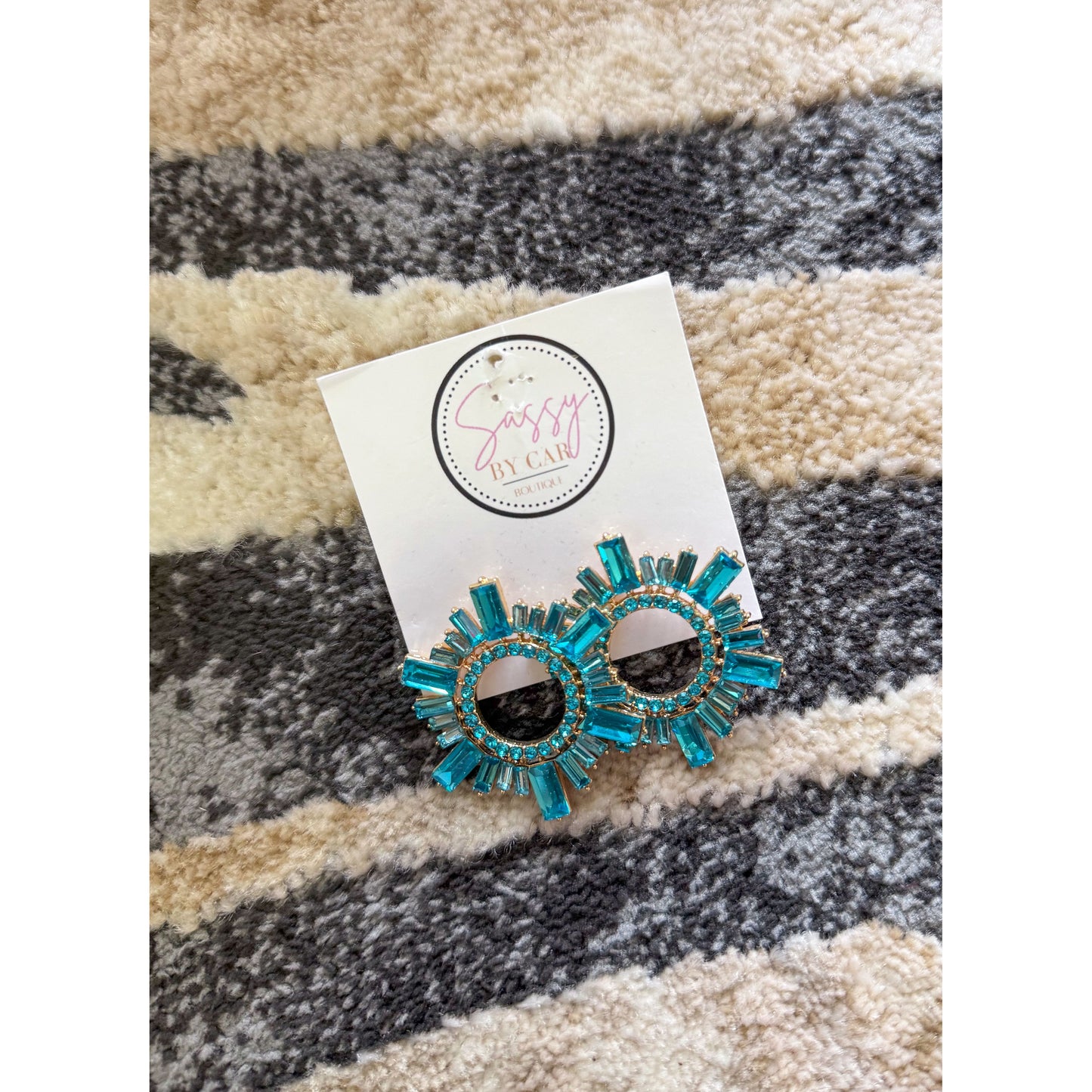 Jeweled Statement Earrings