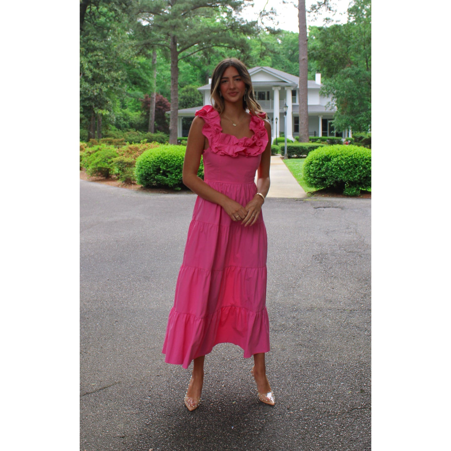 Scarlette Maxi Dress, Baby Pink