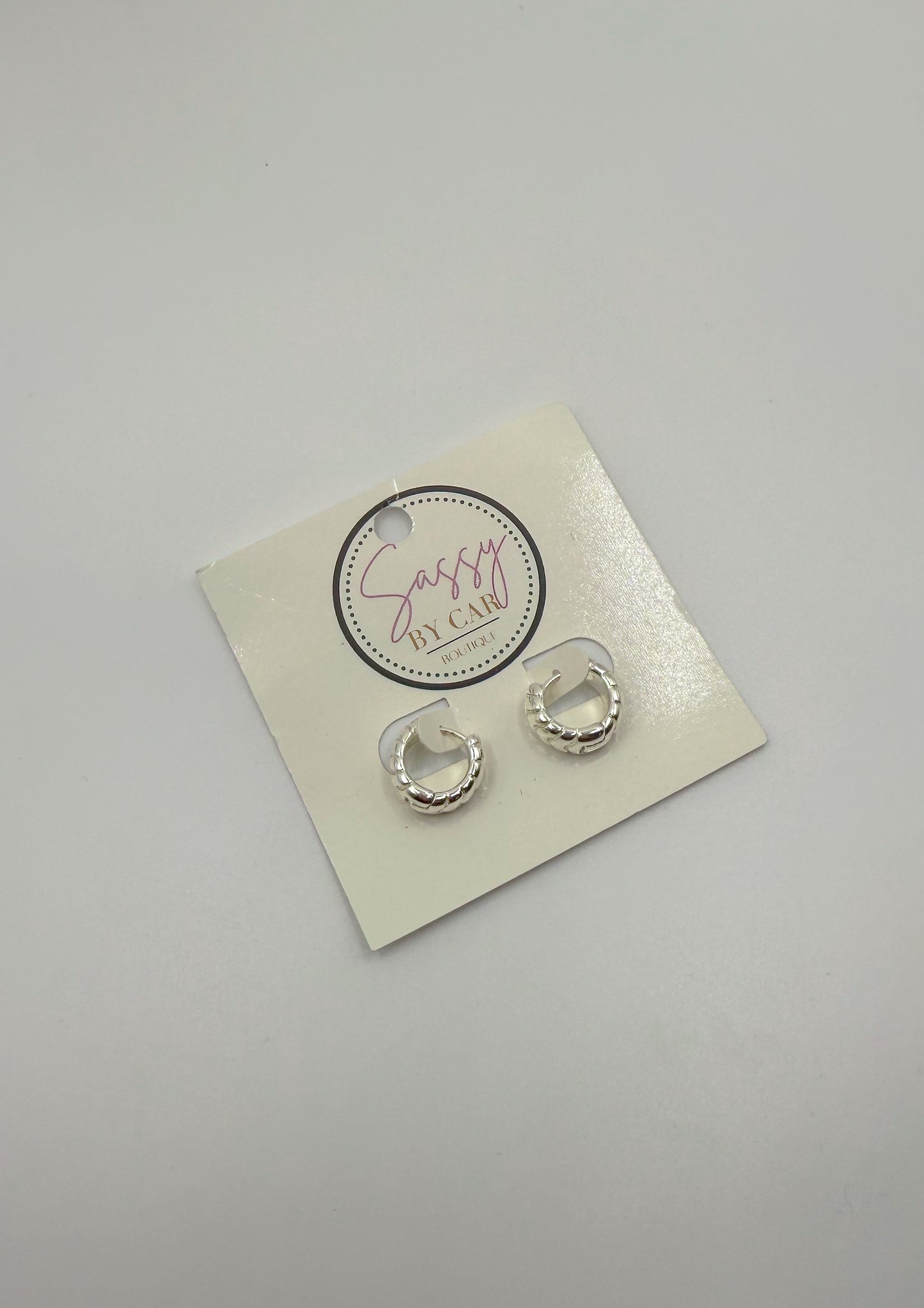 Silver Hoops