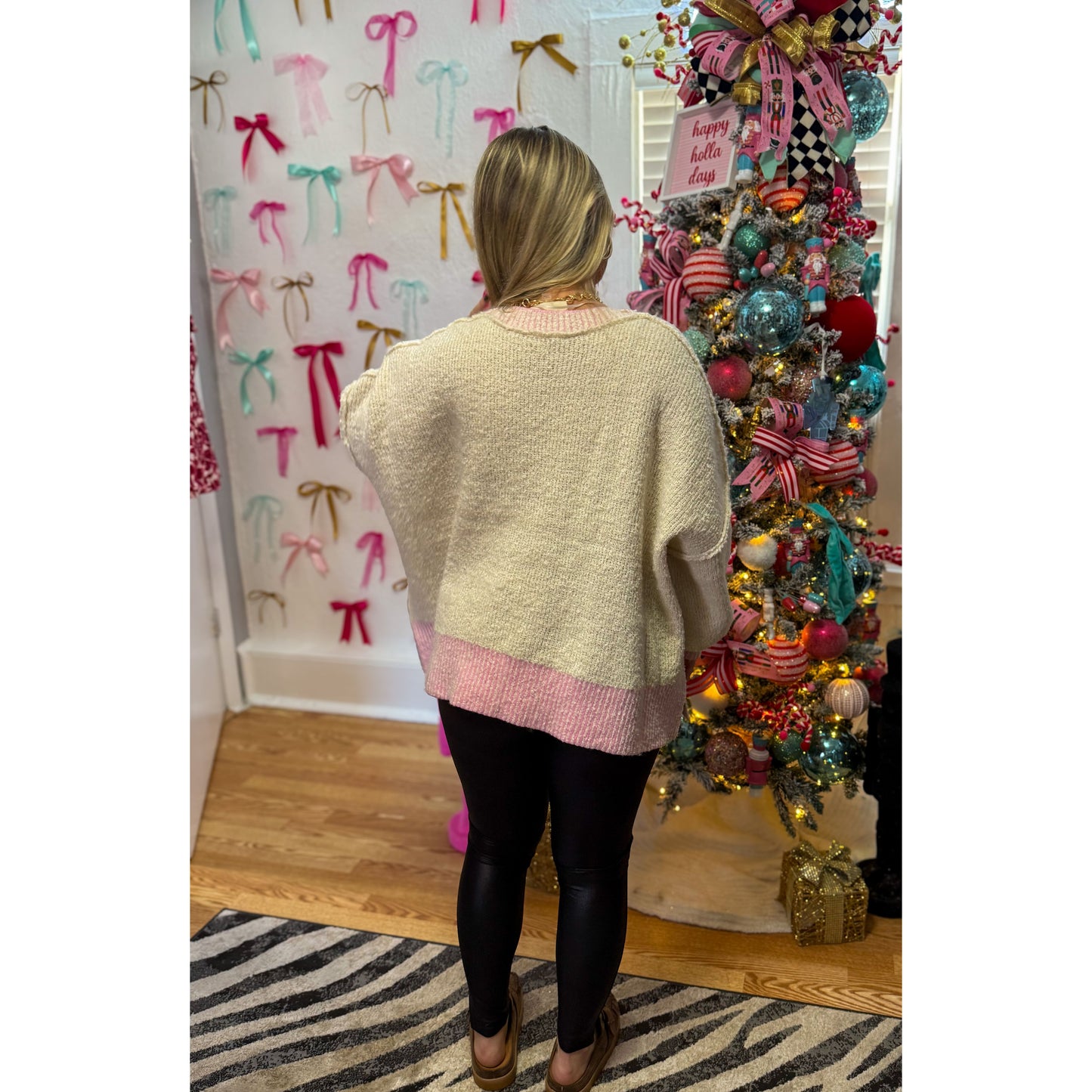 Soldier Bear Graphic Sweater