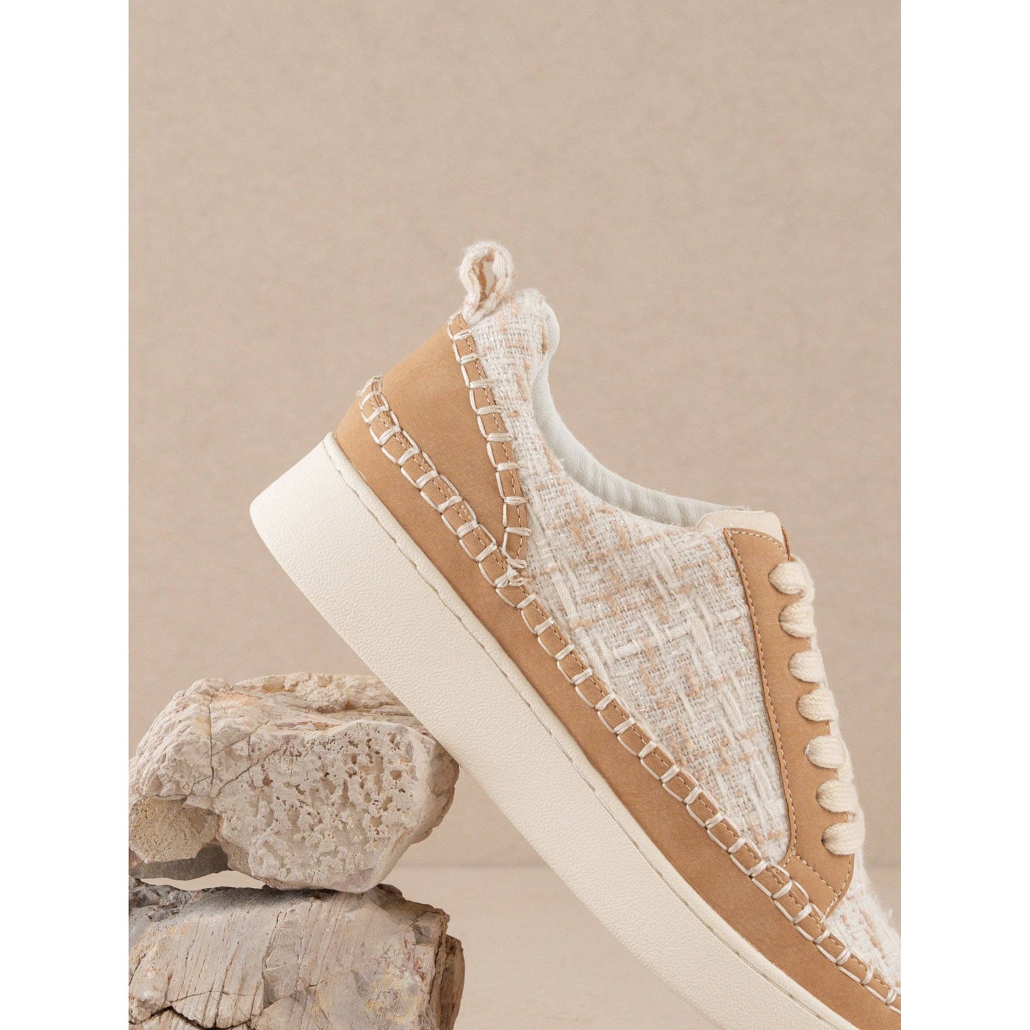 Janie Camel Low Tops