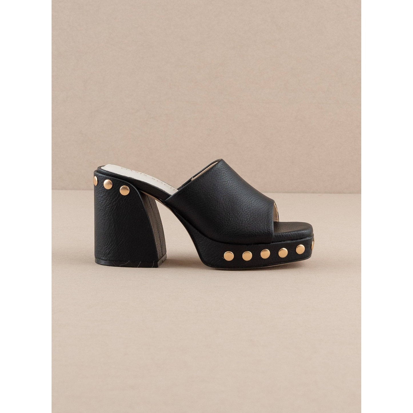 Leona Black Platform Heel