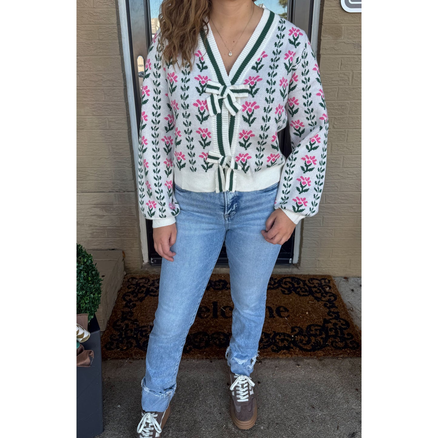Brielle Pattern Cardigan, Multi-Color