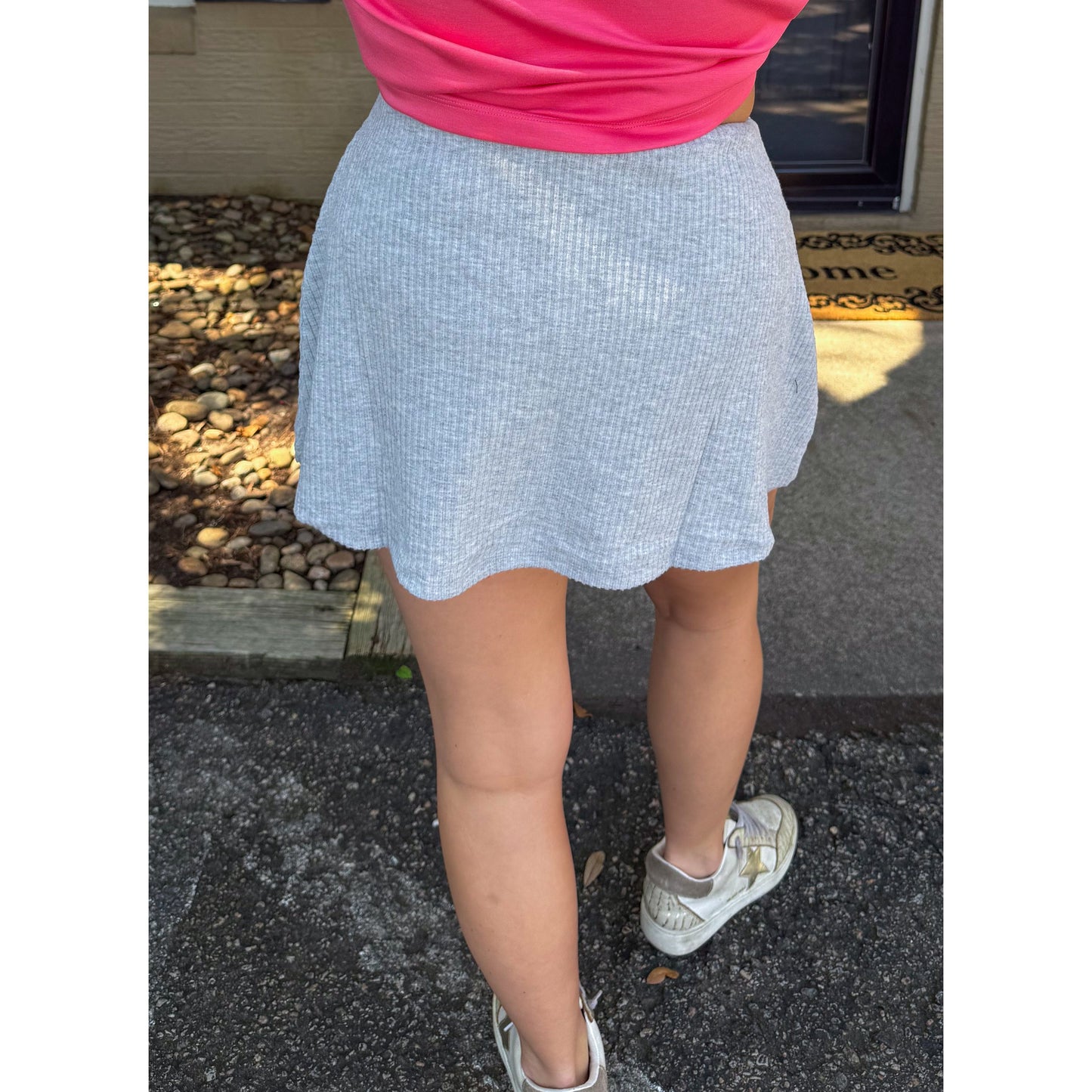 Layne Skort, Heather Grey