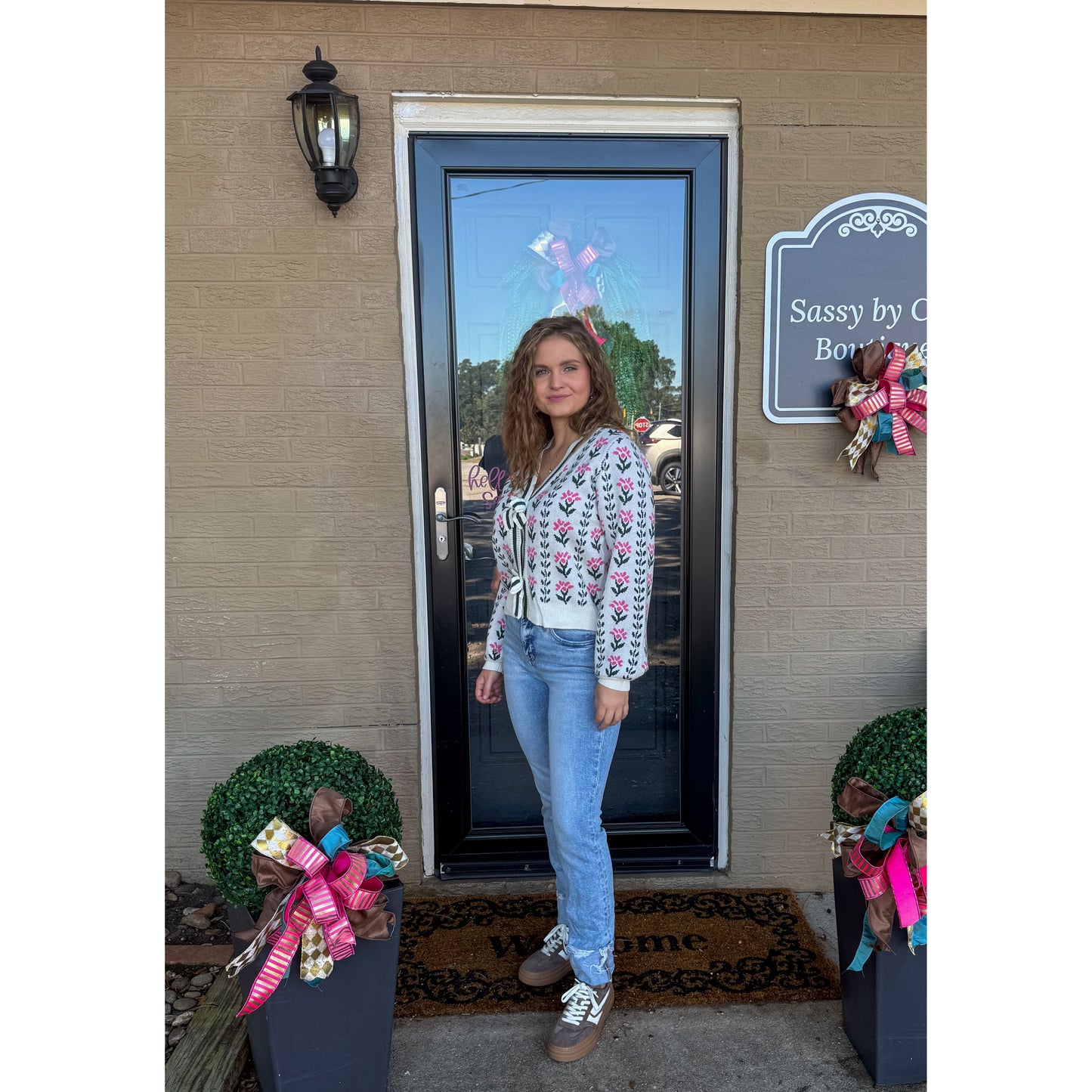 Brielle Pattern Cardigan, Multi-Color