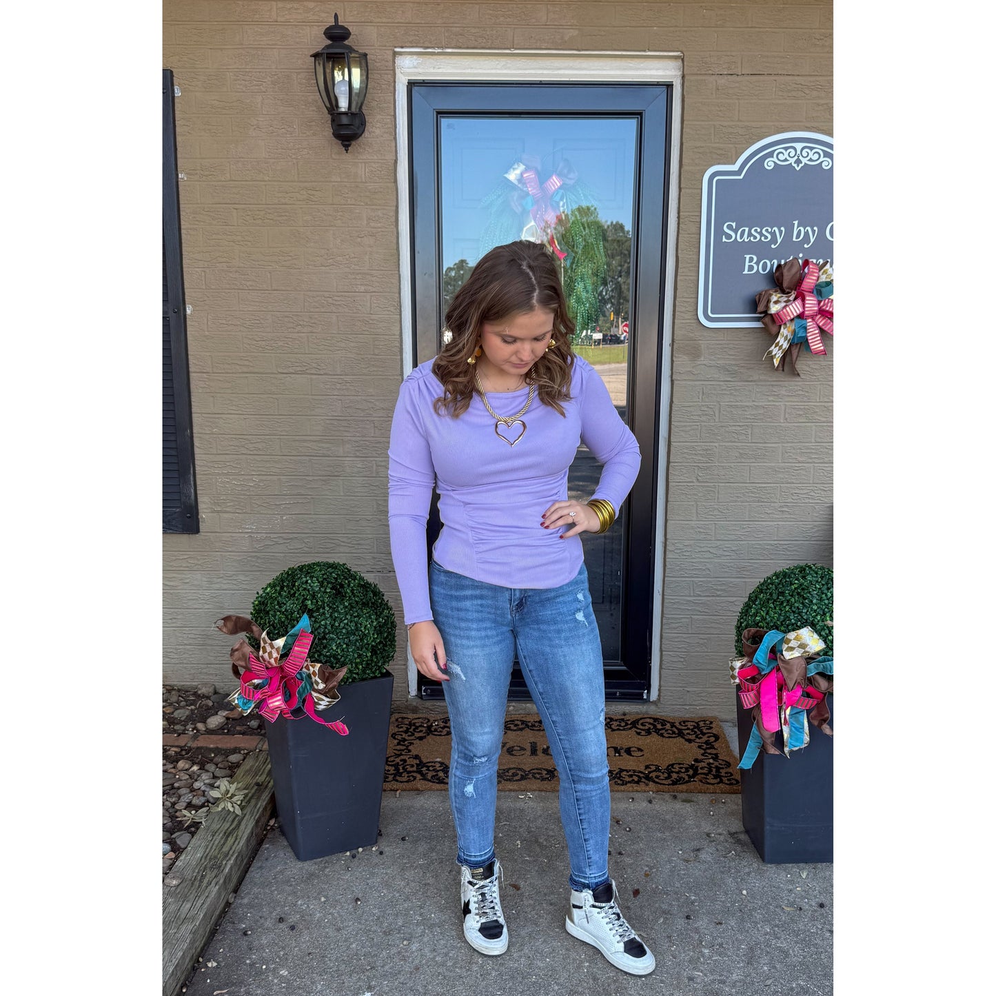 Blaire Top, Lavender