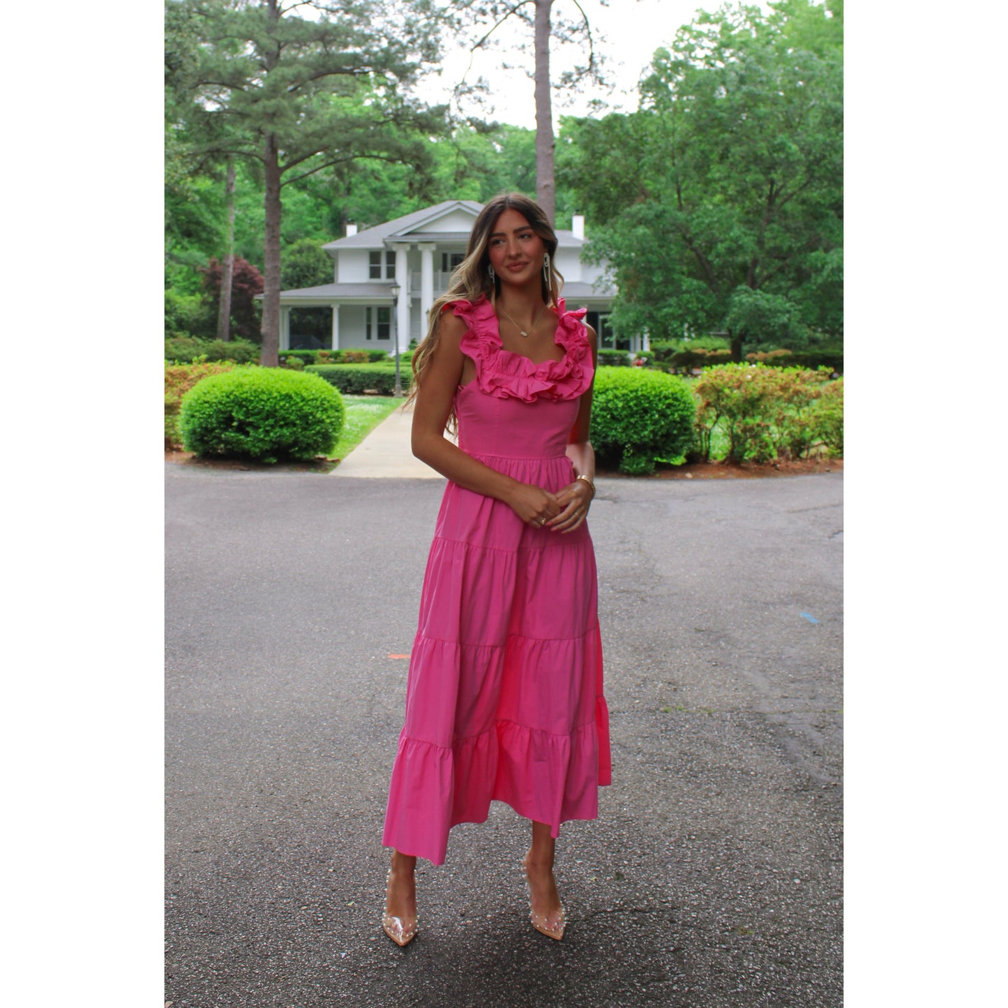 Scarlette Maxi Dress, Baby Pink