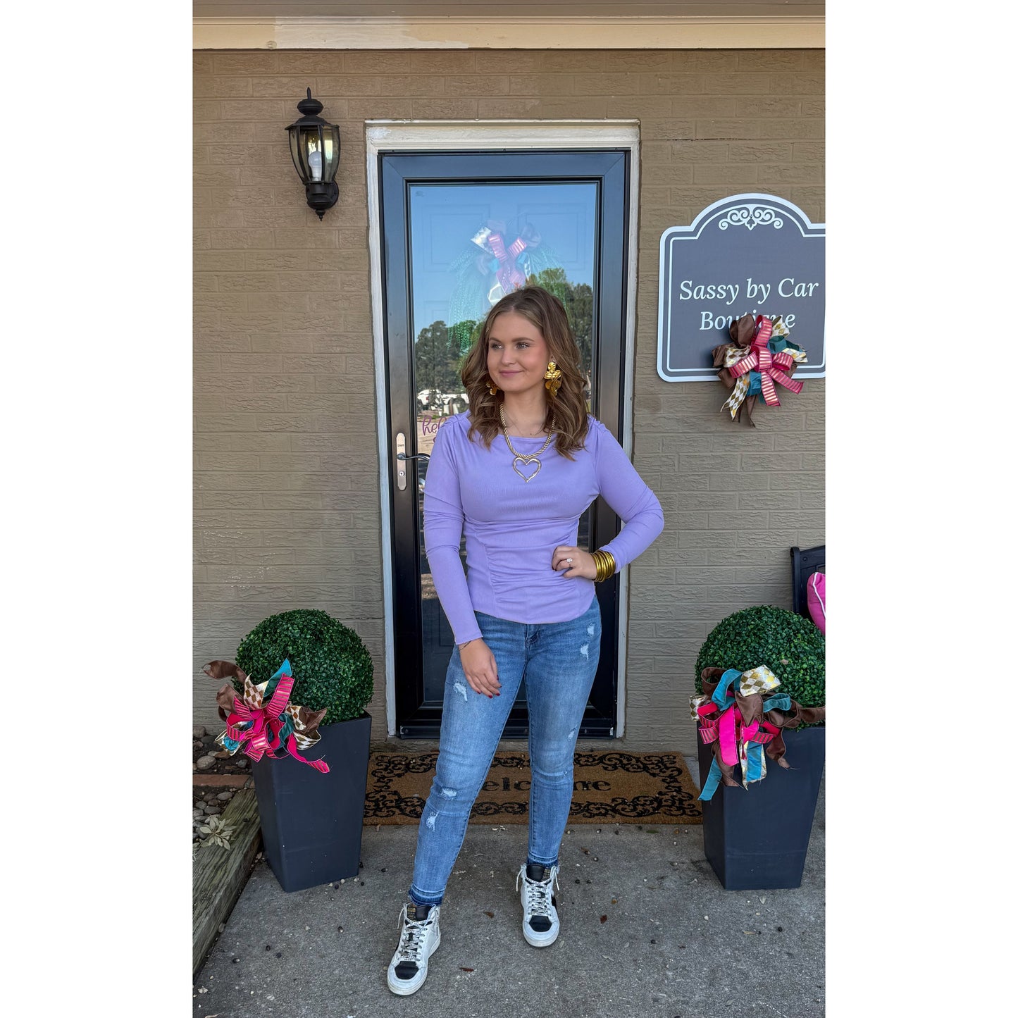Blaire Top, Lavender